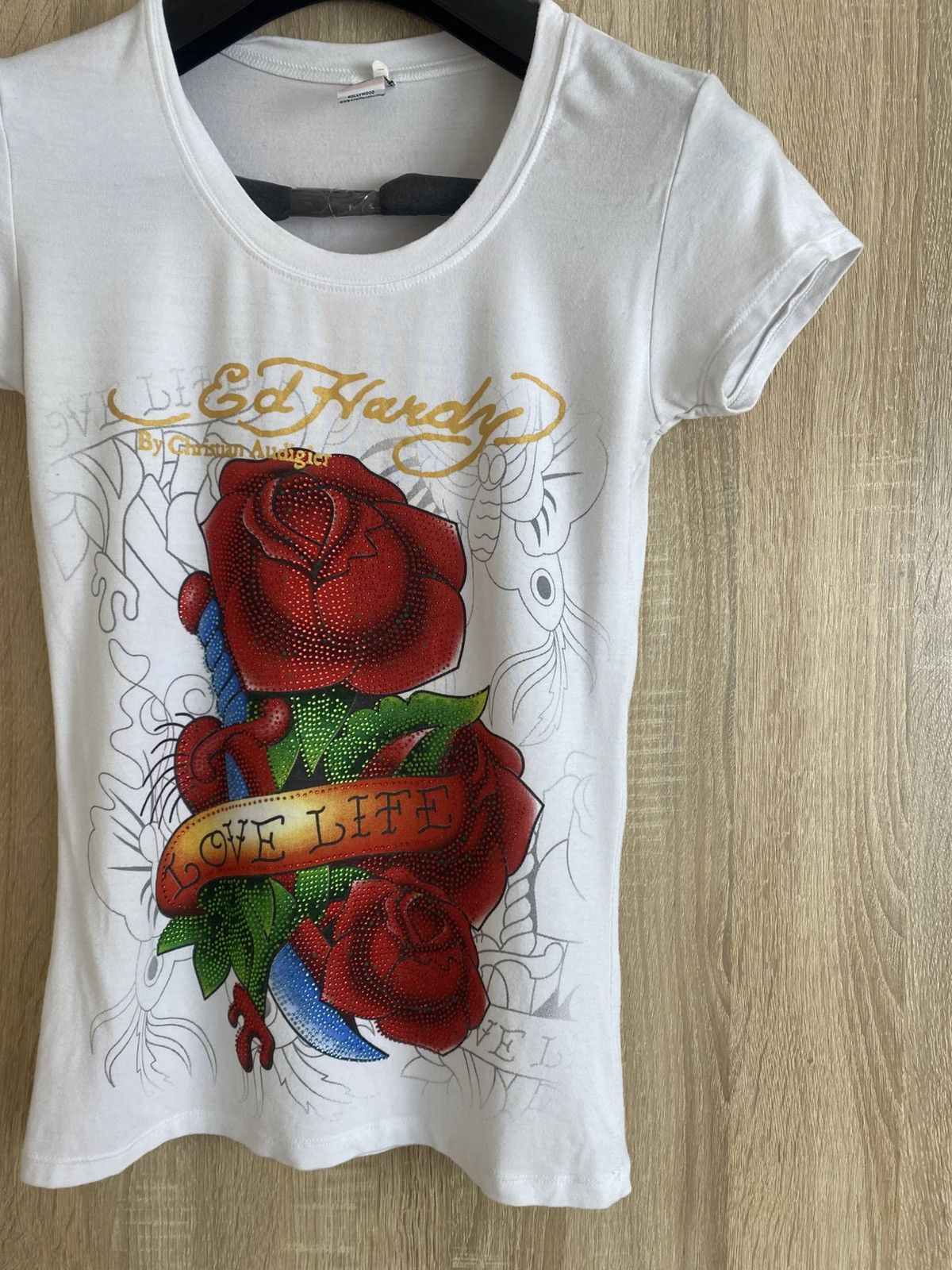 Christian Audigier × Ed Hardy × Vintage 🔥 Vintage Y2K Ed hardy Christian Audigier T Shirt Tank Top Size M / US 6-8 / IT 42-44 - 2 Thumbnail