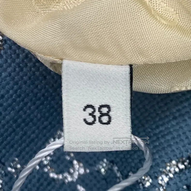 Gucci Gucci Blue logo old flower full print short-sleeved dress Size XS / US 0-2 / IT 36-38 - 7 Thumbnail