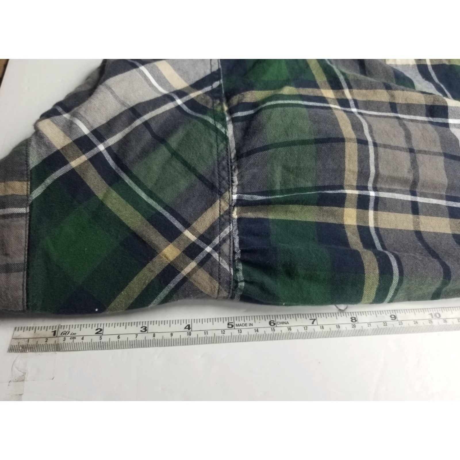 Levi's VINTAGE Levi's Women Shirt Button-Up Plaid Green Casual 70s Western Medium Womens Long Sleeve Cotton Blend Button-Down) Size M / US 6-8 / IT 42-44 - 5 Thumbnail