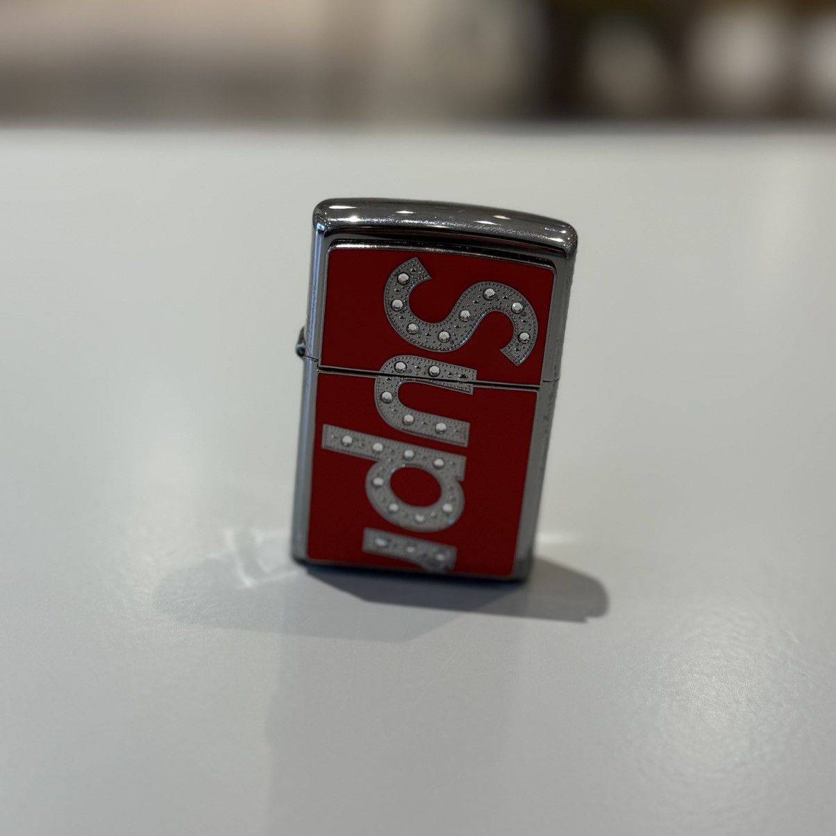 Supreme Supreme Swarovski Zippo Red Size ONE SIZE - 2 Thumbnail