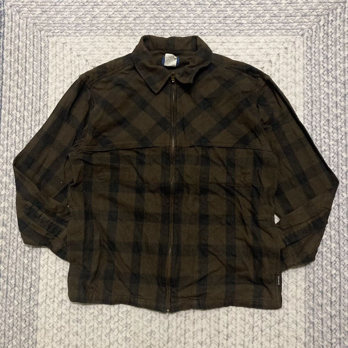 Japanese Brand × Vintage × Woolrich Woolen Mills Rare Vintage Woolrich Checkered Zipper Jacket Size US M / EU 48-50 / 2 - 1 Thumbnail