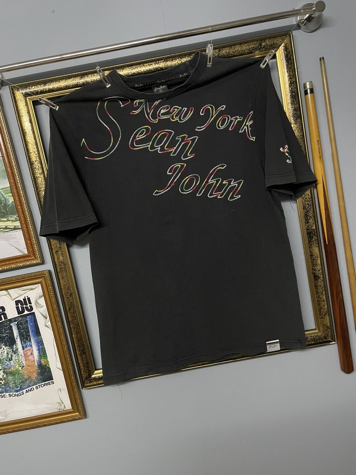 Sean John Vintage Designer Sean John Iconic Sunfaded Nyc Rapper Tee Size US M / EU 48-50 / 2 - 2 Thumbnail