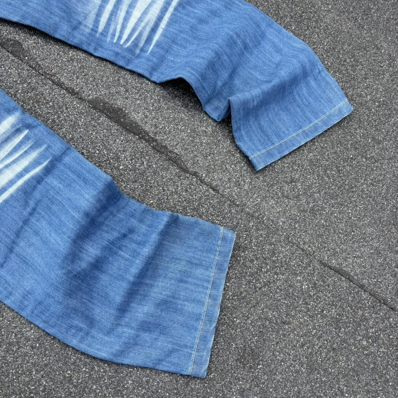 Japanese Brand × Vintage Vintage y2k 90s acid wash japanese archive style jeans Size US 34 / EU 50 - 8 Thumbnail