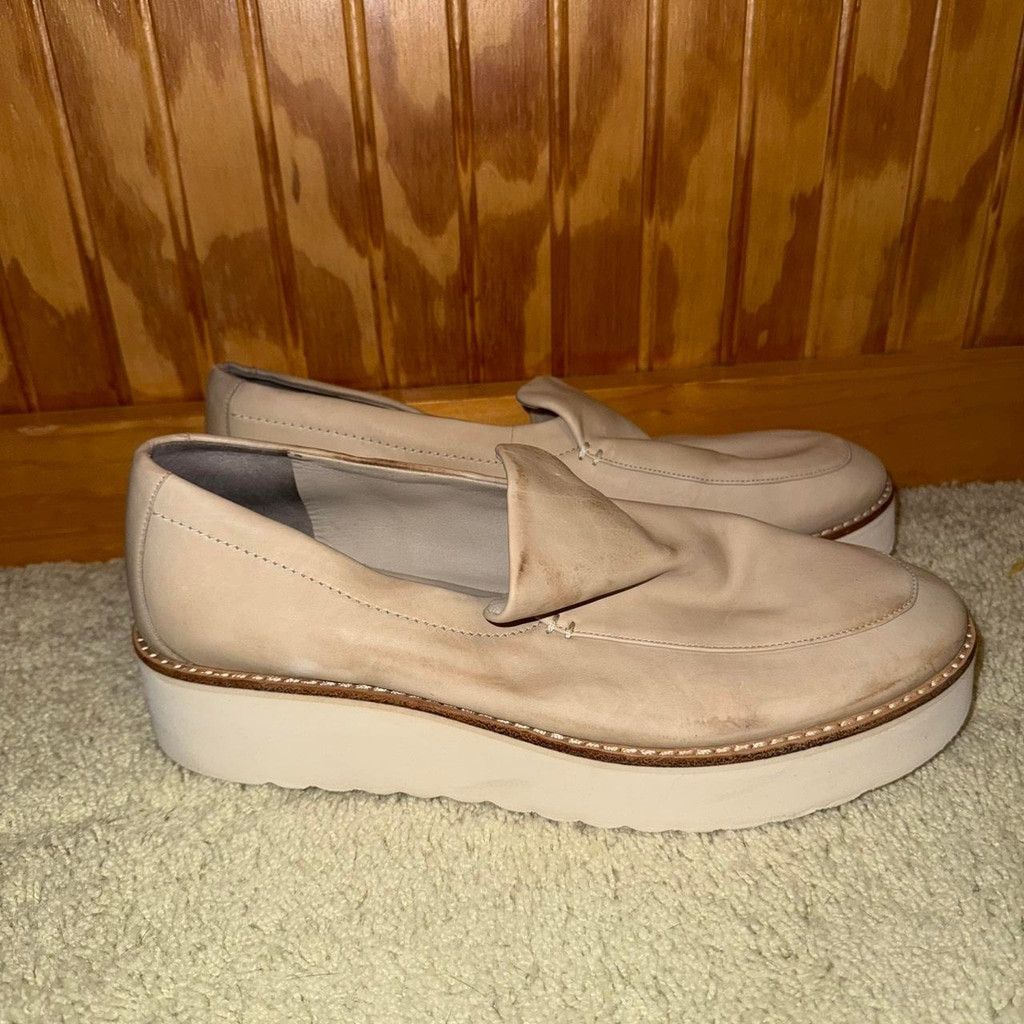 Vince Vince Zeta Leather Platform Loafers SIZE 9 Size US 9 / IT 39 - 3 Thumbnail
