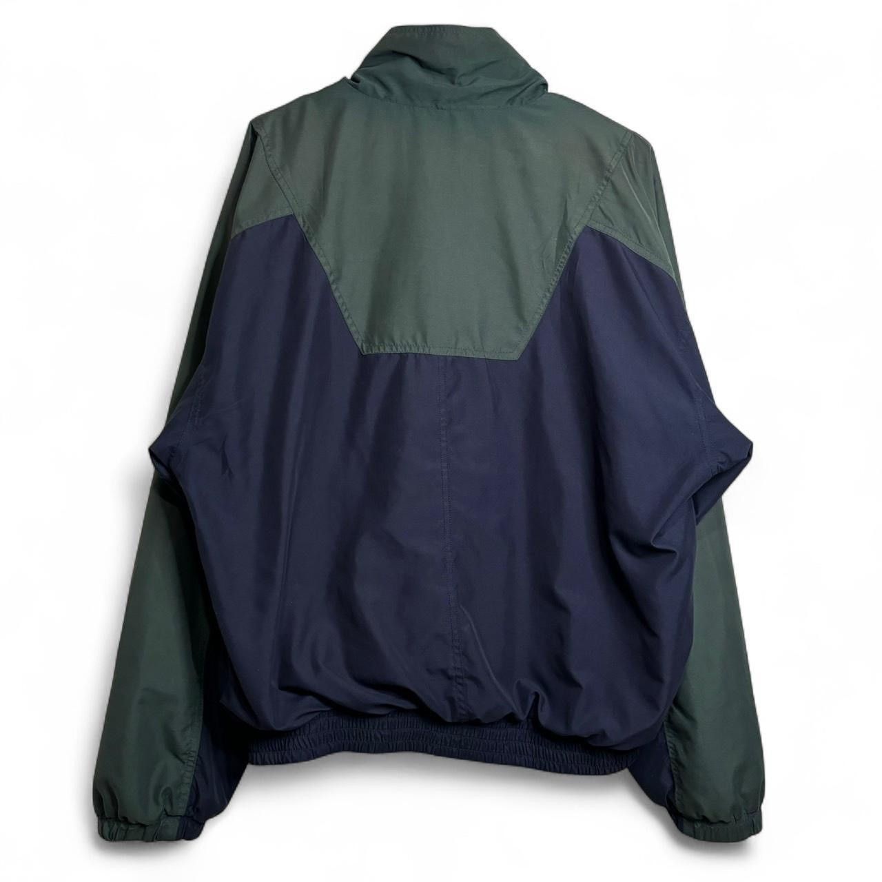Vintage Vintage 90s Navy Green Boxy Windbreaker Zip-Up Jacket Size US M / EU 48-50 / 2 - 7 Thumbnail