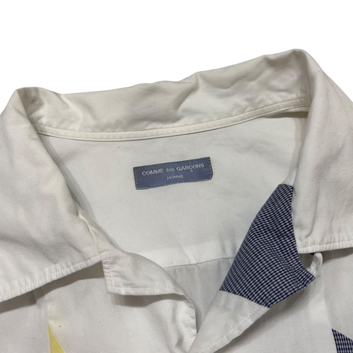 Comme des Garcons 558 02SS Comme Des Garcons Homme patchwork Panelled shirt Size US S / EU 44-46 / 1 - 10 Thumbnail