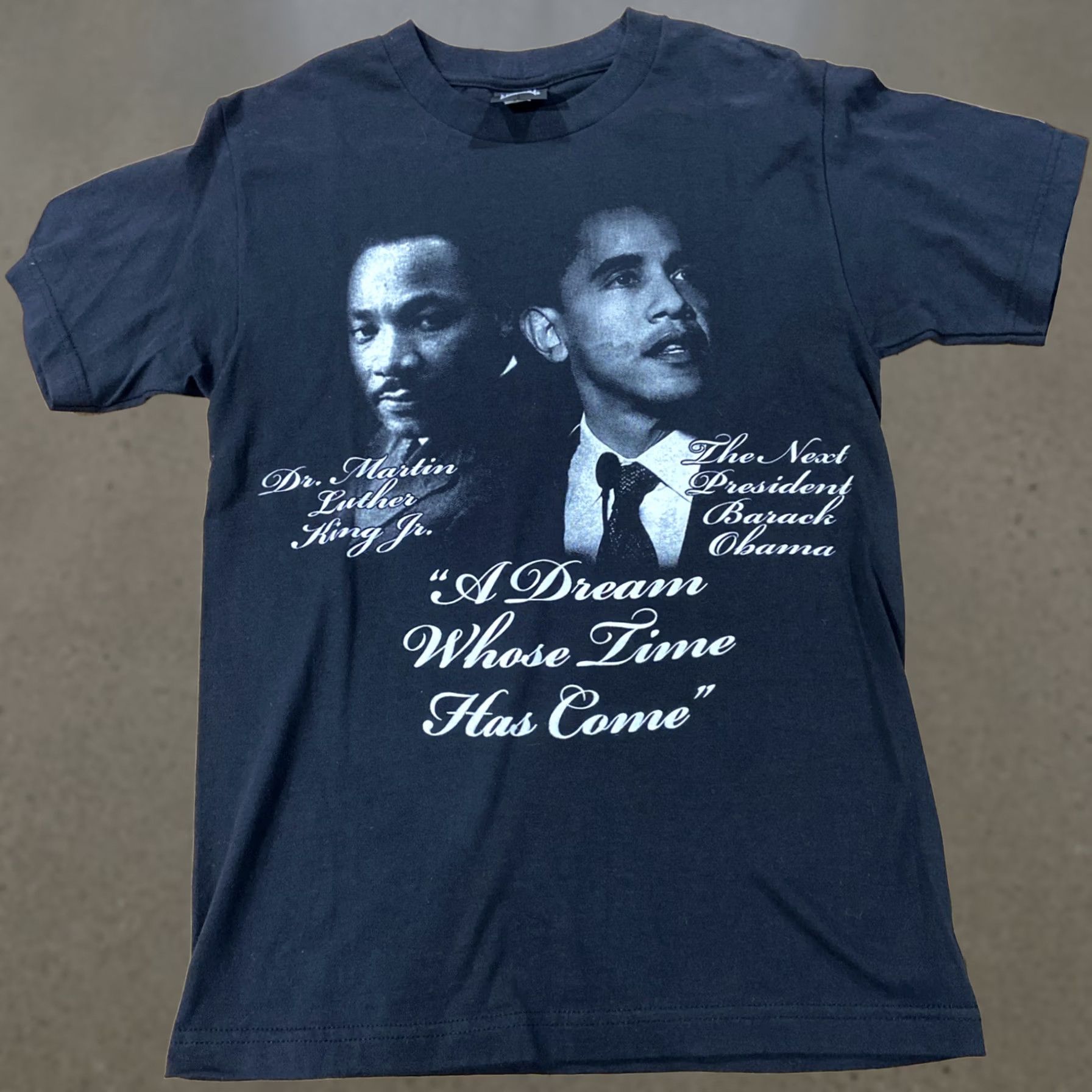 Tapout VINTAGE Tapout T-Shirt MLK Obama Small Crew Neck Short Sleeve Beige 70s 80s Political Men S Size US S / EU 44-46 / 1 - 1 Thumbnail