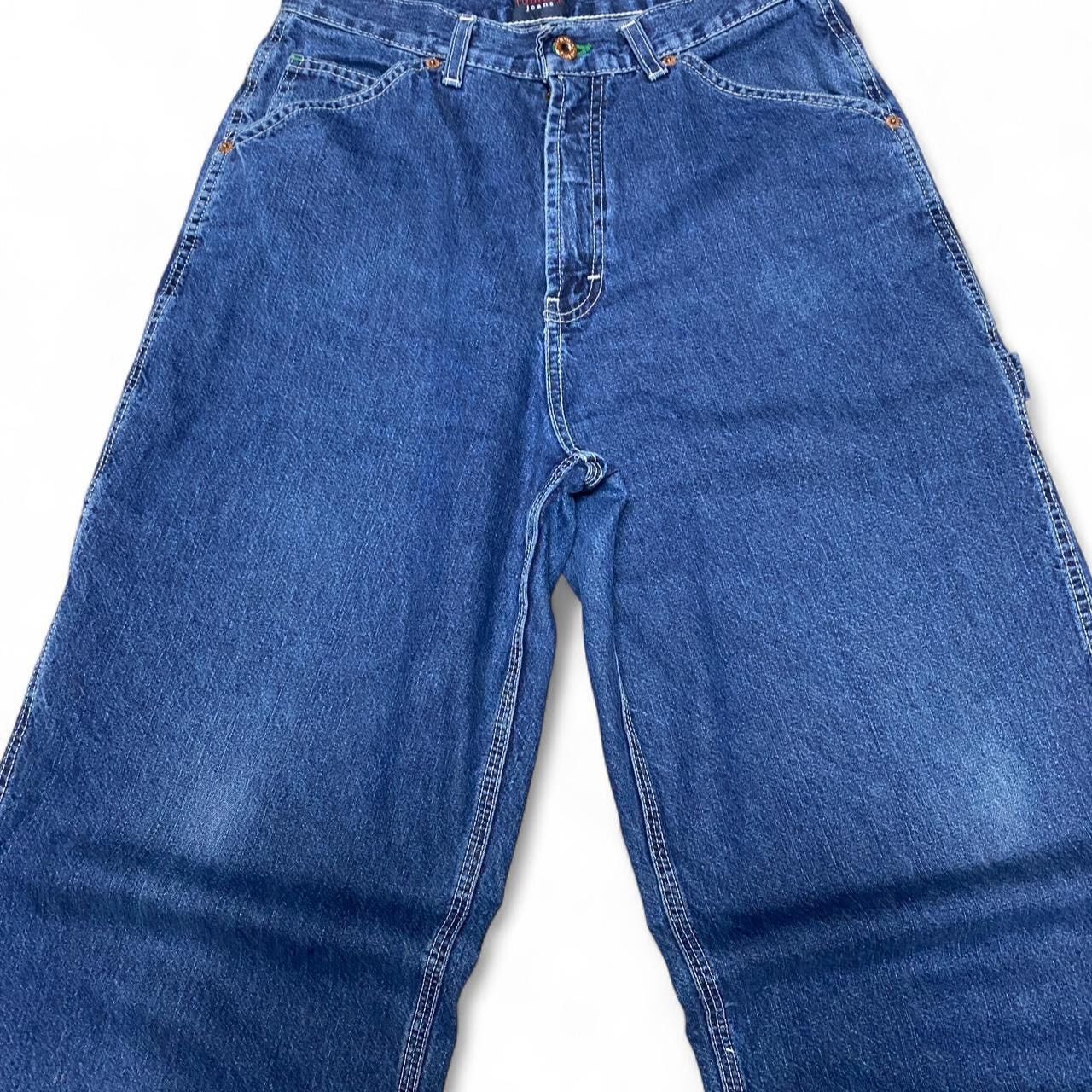 Tommy Hilfiger Vintage Tommy Hilfiger dark wash blue carpenter pants Size US 29 - 3 Thumbnail