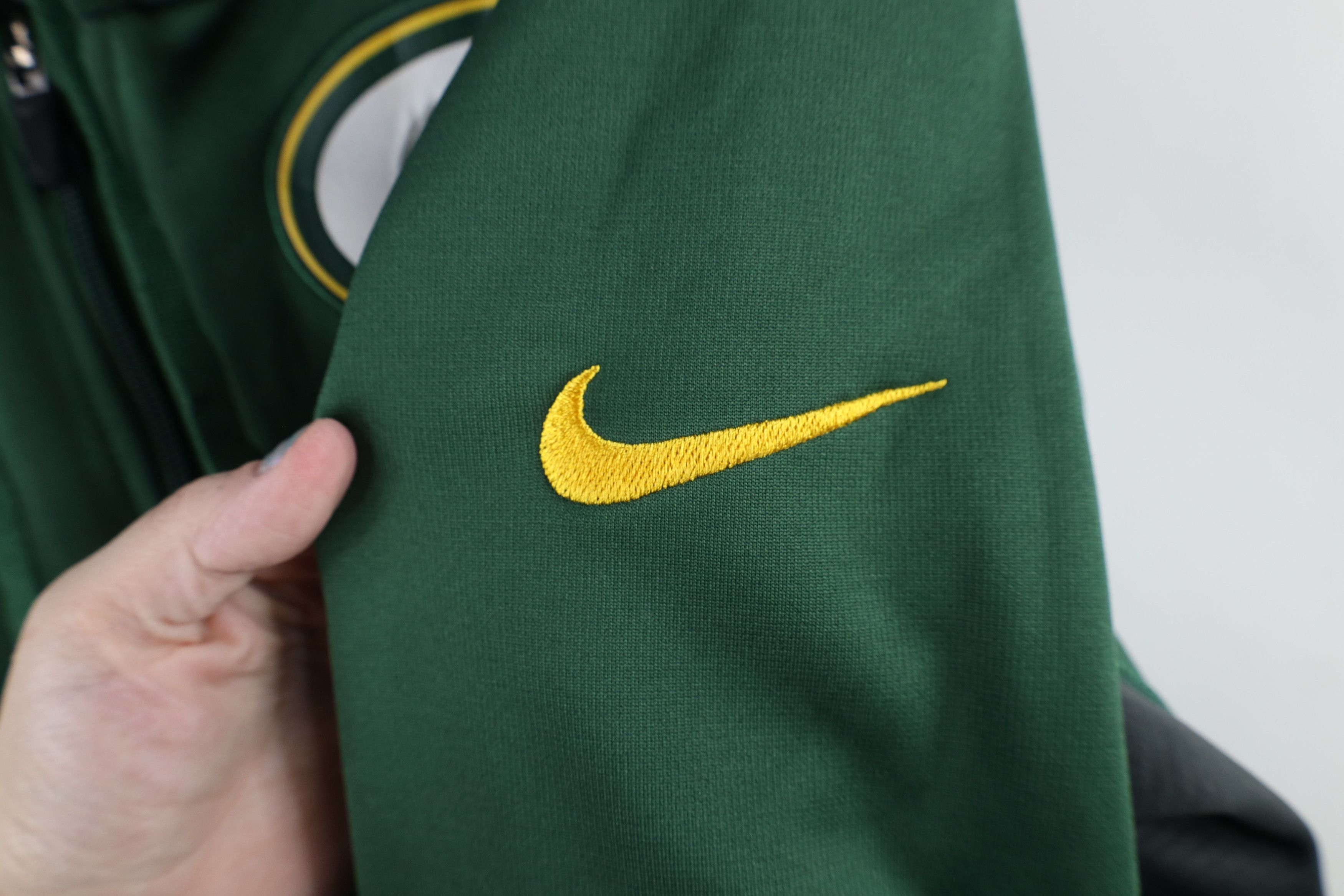 Nike Nike On Field Green Bay Packers Football Full Zip Hoodie Size US M / EU 48-50 / 2 - 7 Thumbnail