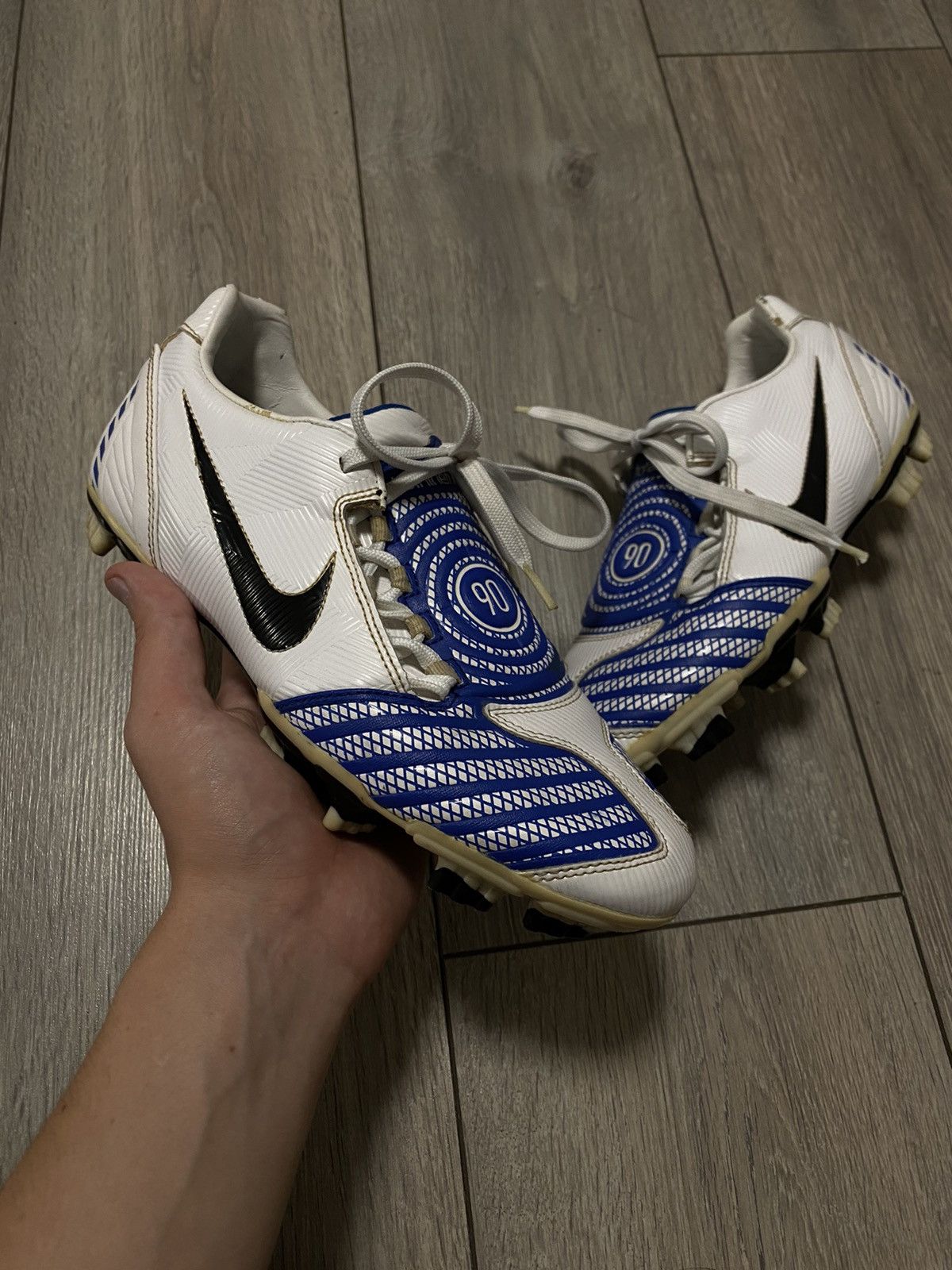 Nike Vintage Nike Total 90 Boots Ninety Laser II Saccer Football Size US 7.5 / EU 40-41 - 1 Thumbnail