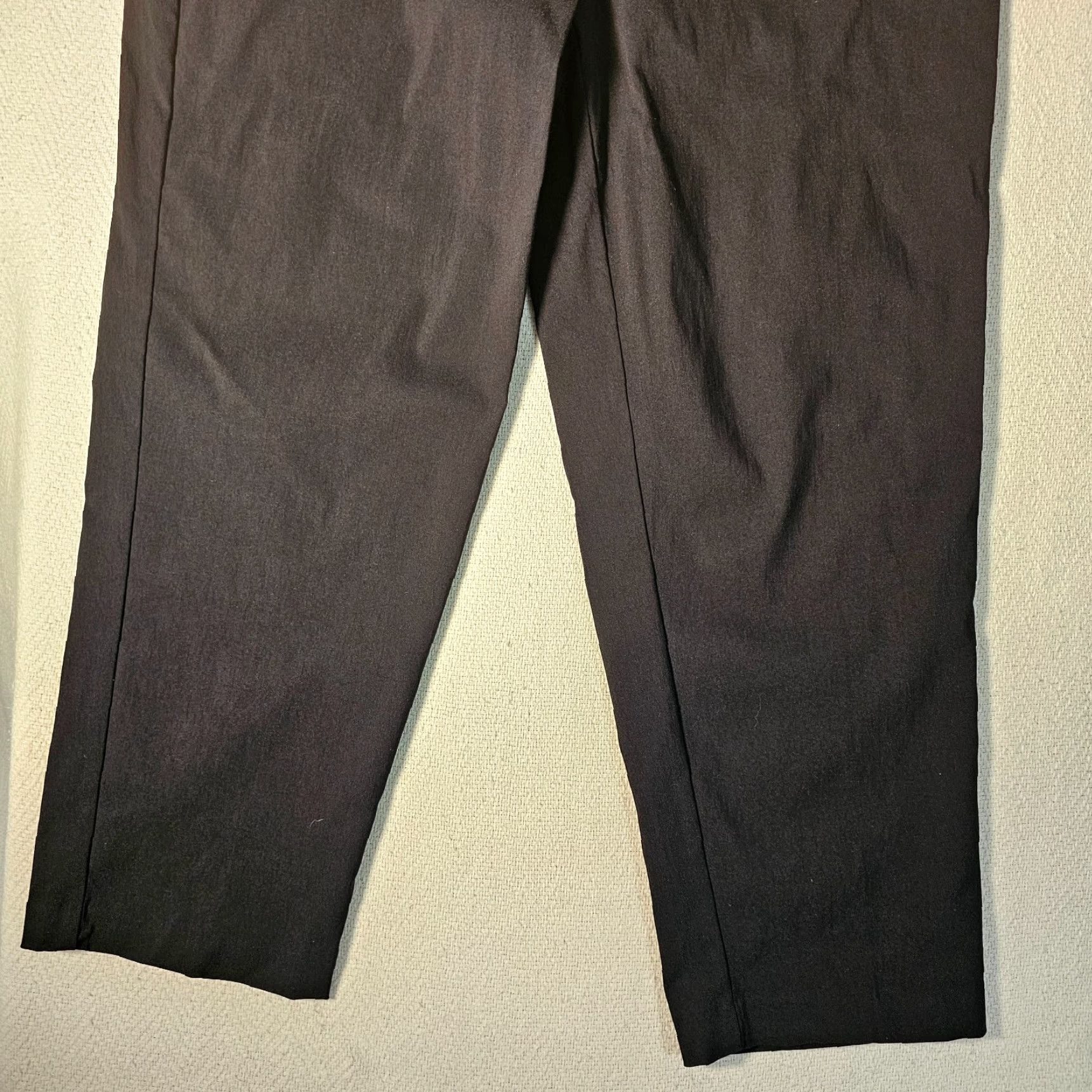 Vintage Alfred Dunner Women's Classics Pull-On Crop Leg Pants Black Size 16 Size 25" / US 0 / IT 36 - 2 Thumbnail