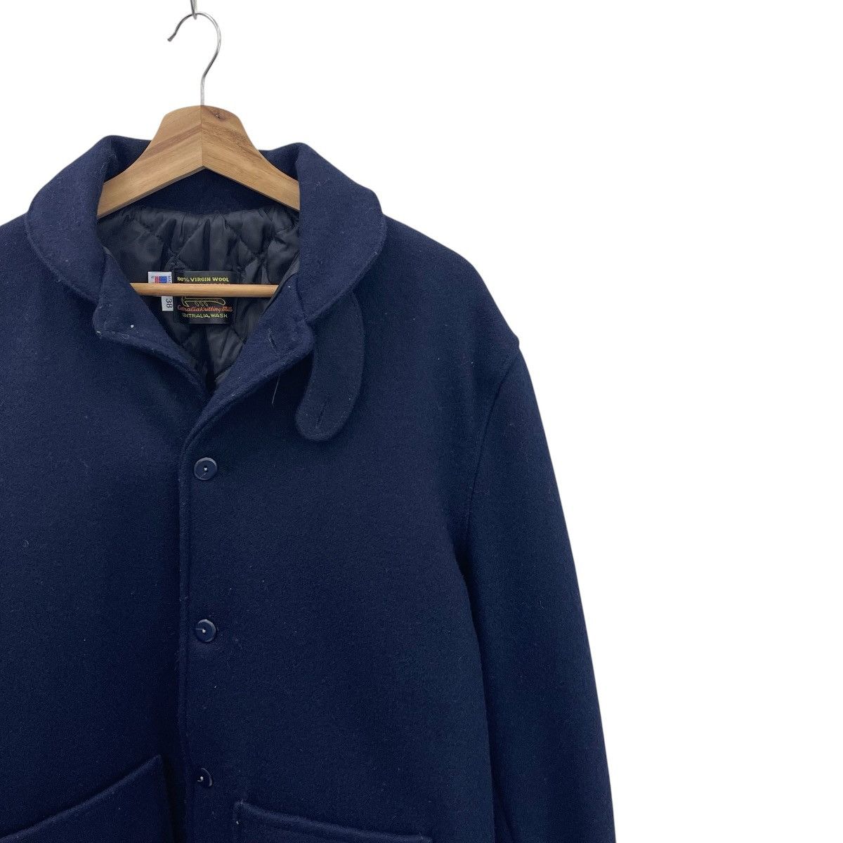 Skookum Vintage Skookum Letterman Virgin Wool Shawl Collar Jacket Size US M / EU 48-50 / 2 - 6 Thumbnail