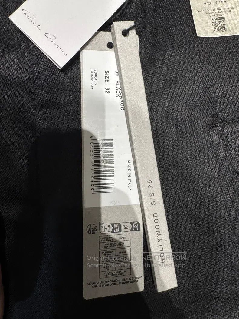 Rick Owens Rick Owens Black Cargo Pants Size US 32 / EU 48 - 4 Thumbnail