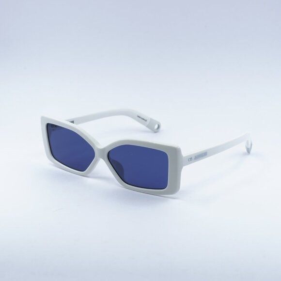 Jacquemus Jacquemus SPIAGGIA JAC/41 C3 Sunglasses White Geometric Size ONE SIZE - 8 Thumbnail