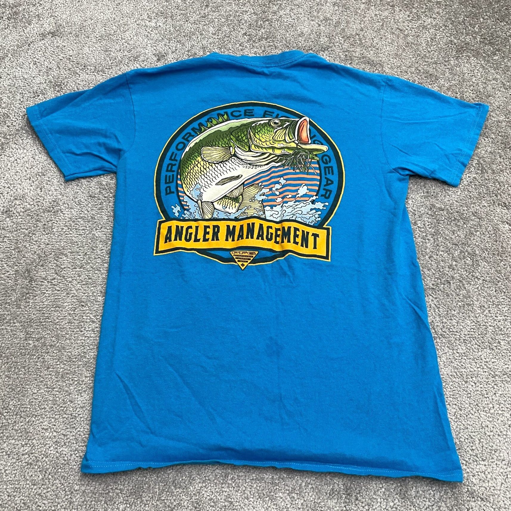 Vintage Columbia PFG T-Shirt Mens Small Blue Crew Neck Short Sleeve Cotton Tee Size US S / EU 44-46 / 1 - 2 Thumbnail