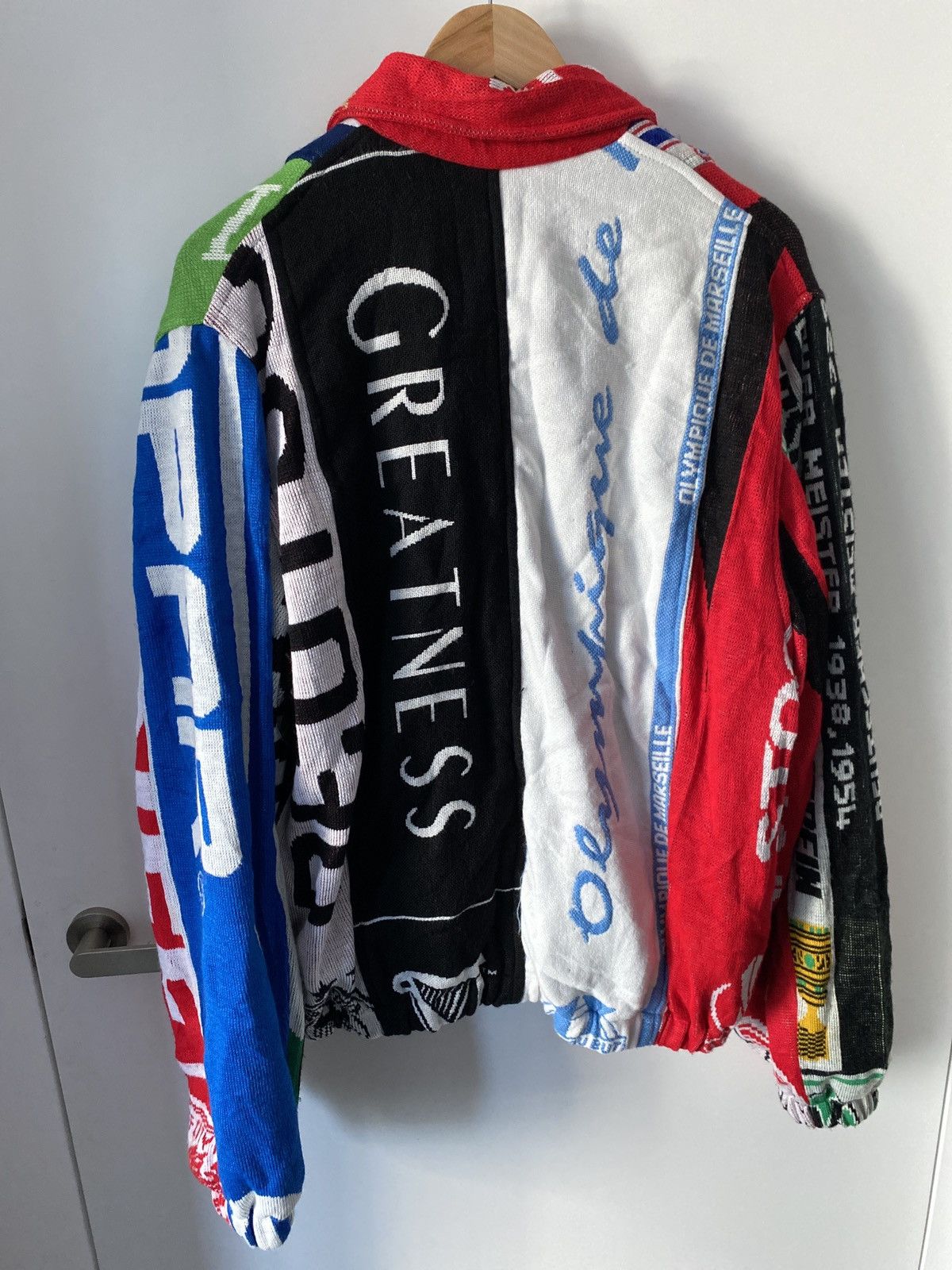 Vintage Custom Football Scarf jacket Size US M / EU 48-50 / 2 - 2 Thumbnail