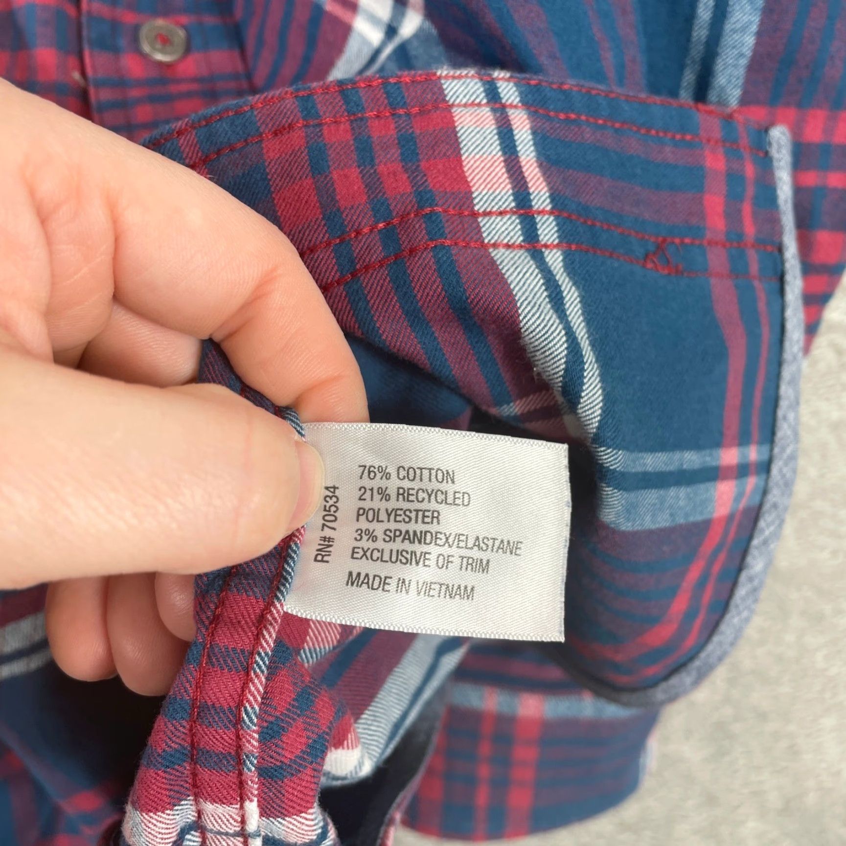 Orvis Orvis Plaid Flannel Shirt Mens XL Blue Red Stretch Button Down Outdoor Workwear Size US XL / EU 56 / 4 - 5 Thumbnail