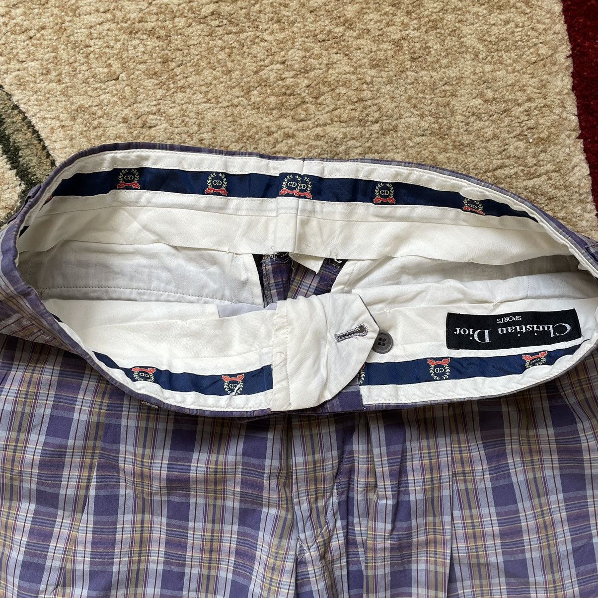 Christian Dior Monsieur × Designer × Vintage VINTAGE CHRISTIAN DIOR SPORTS CHECKERED PANT Size US 33 - 6 Thumbnail