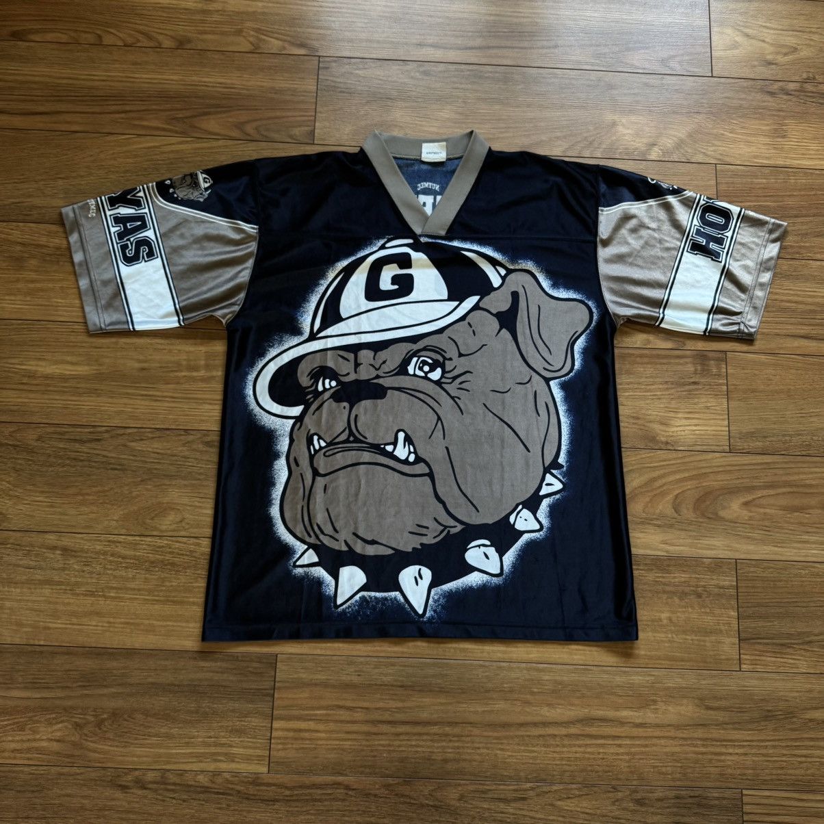 Nutmeg Vintage 90s Georgetown Hoyas nutmeg jersey Size US L / EU 52-54 / 3 - 1 Thumbnail