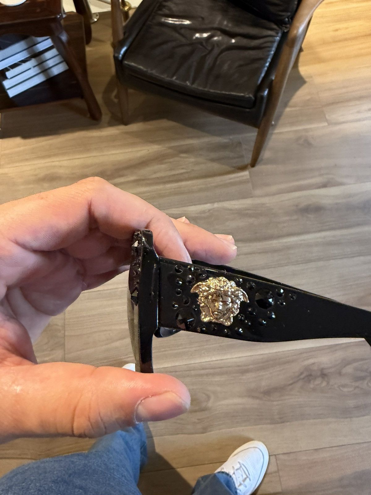 Versace Versace VE4308B Crystal Medusa Sunglasses Size ONE SIZE - 5 Thumbnail