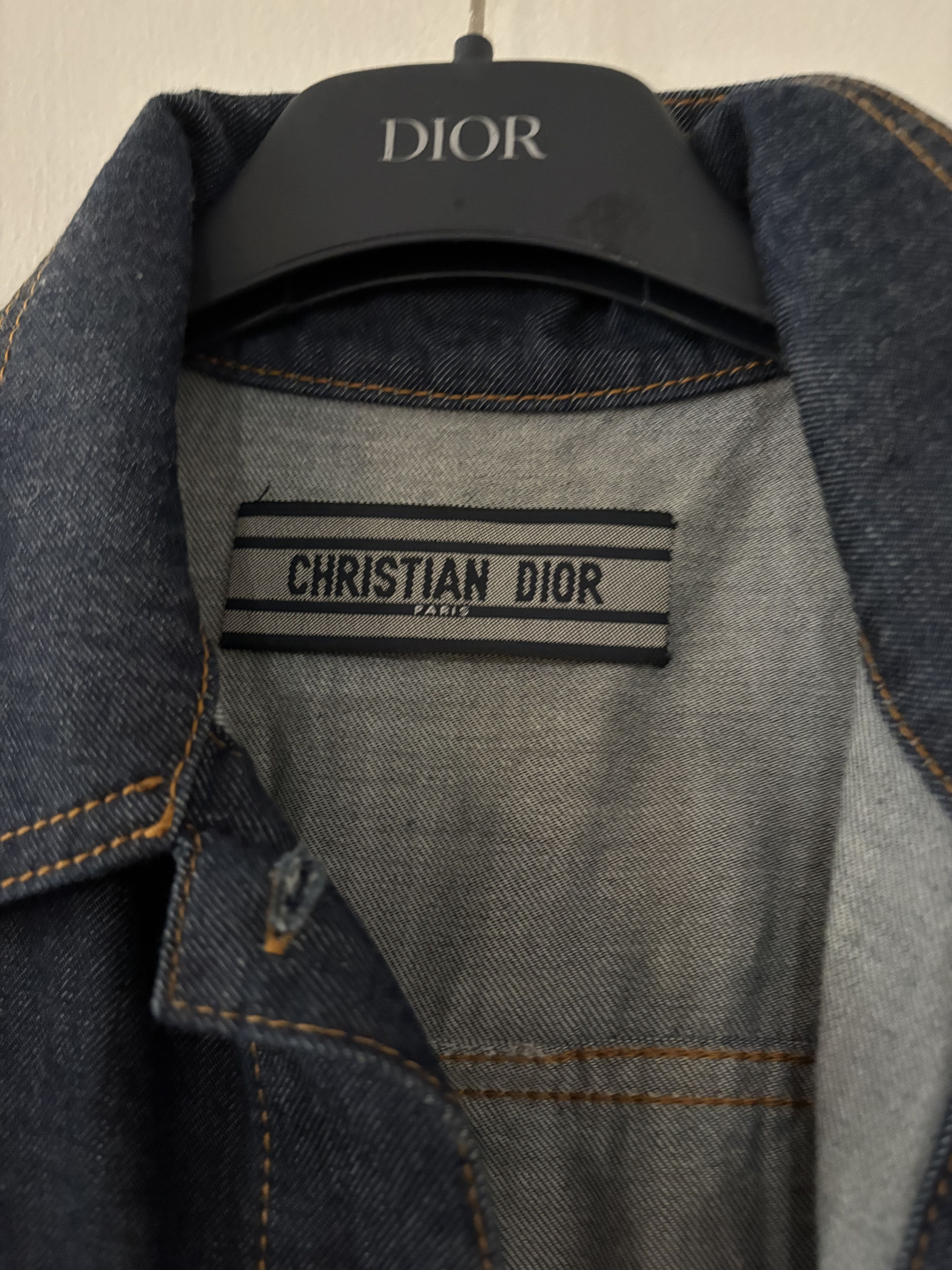 Dior Dior Blue Denim Couture Belted Shirt SZ 4 NWT MSRP $2350 Size XS / US 0-2 / IT 36-38 - 8 Thumbnail