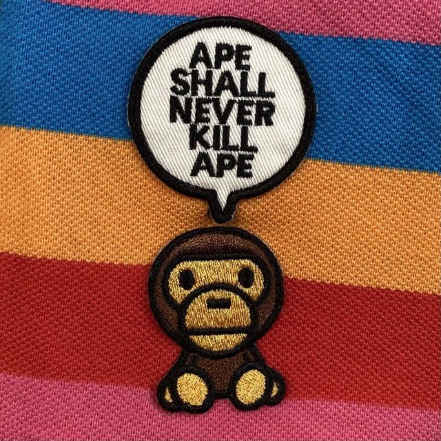 Bape BAPE Milo Border Cotton Pique Zip Hoodie a bathing ape NIGO Size US S / EU 44-46 / 1 - 4 Thumbnail