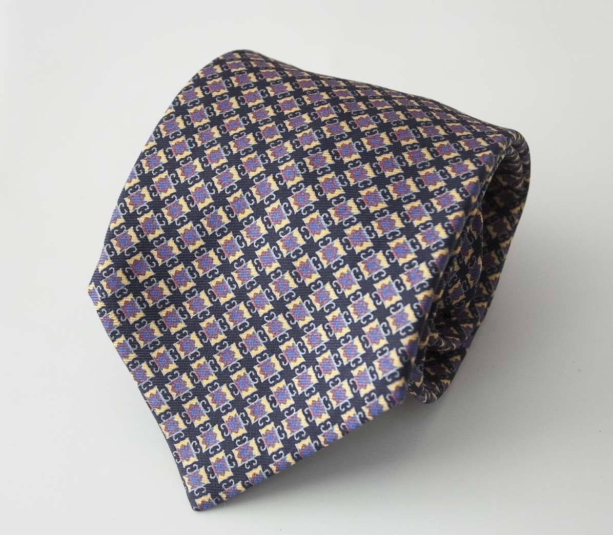 Dolcepunta Dolcepunta Tie 100% Silk Made in Italy Multicolor Size ONE SIZE - 3 Thumbnail