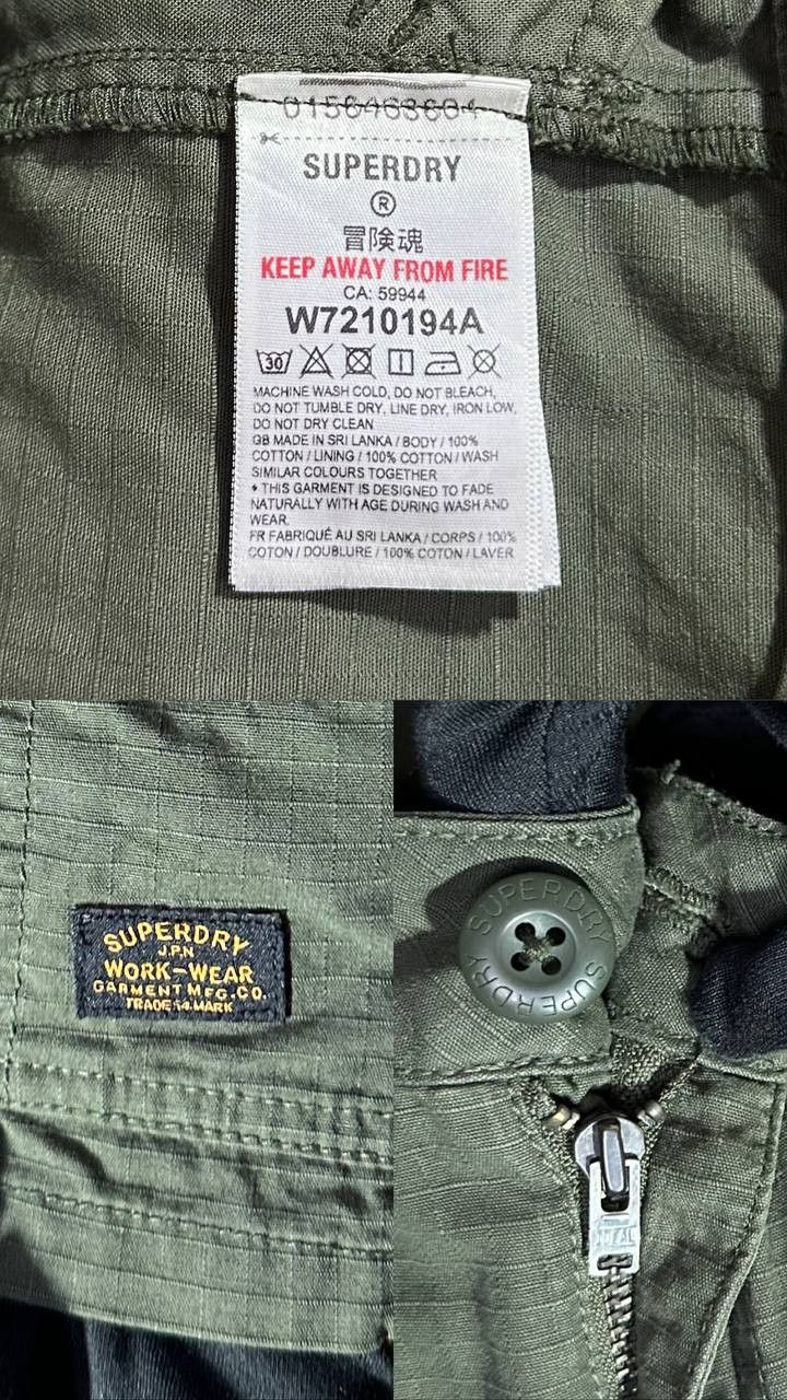 Superdry NWT Superdry khaki cargo Combat utility mini skirt Pockets Size 26" / US 2 / IT 38 - 10 Thumbnail