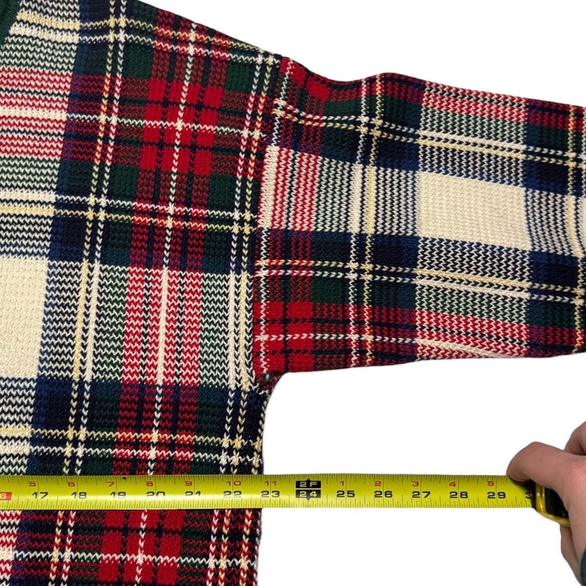 Gant Vintage 90s Gant Plaid Crewneck Sweater Men's Large FLAWS Size US L / EU 52-54 / 3 - 10 Thumbnail