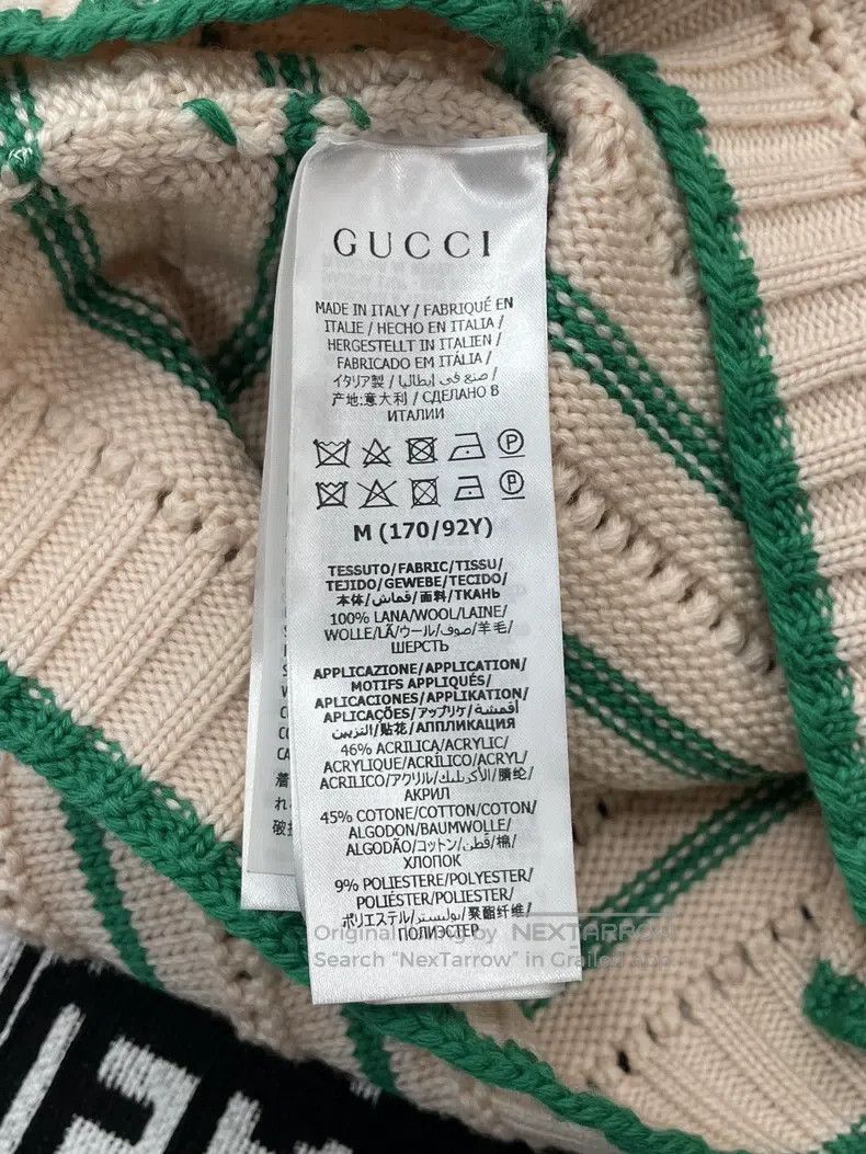 Gucci Gucci White and green striped vest Size M / US 6-8 / IT 42-44 - 5 Thumbnail