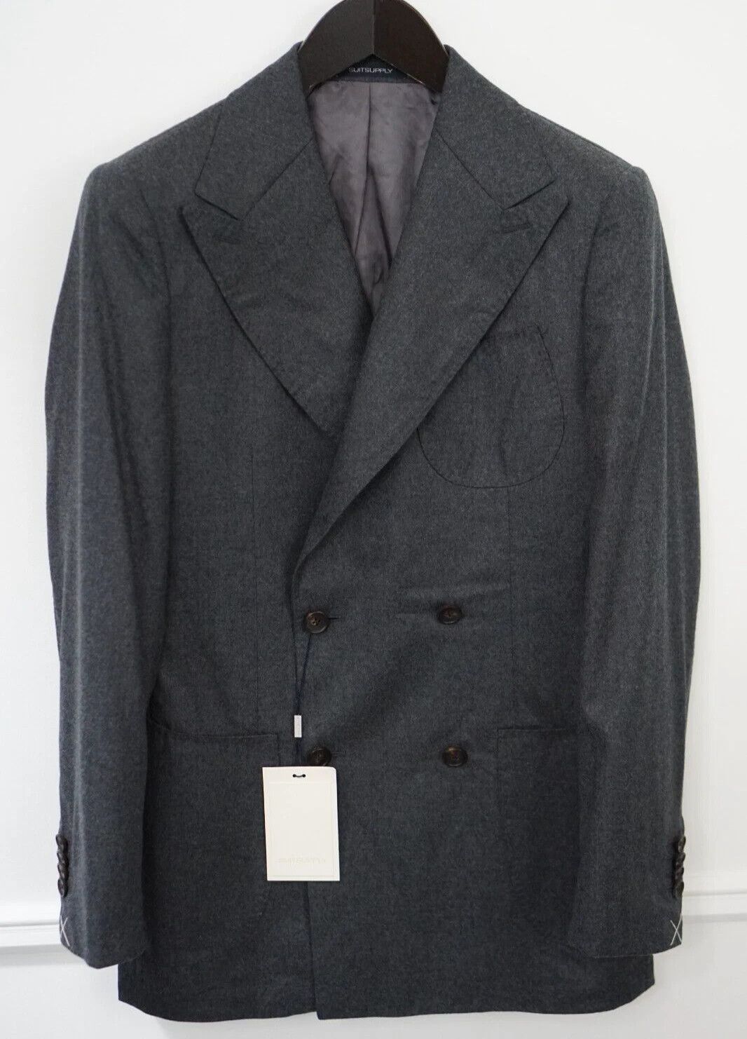 Suitsupply Men Suitsupply Blazer La Spalla Wool Double Breasted UK/US34 Size 34R - 1 Thumbnail