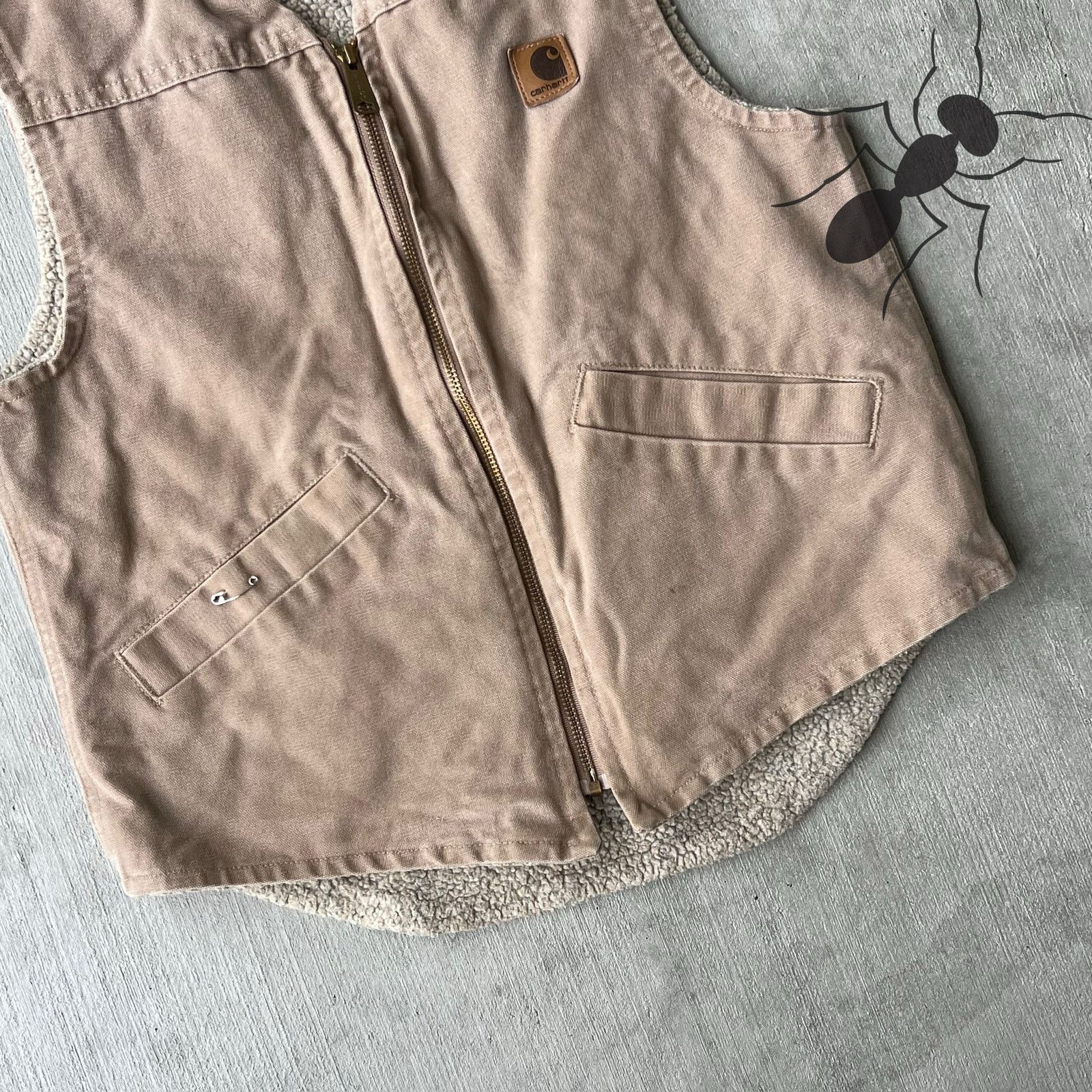 Carhartt × Vintage Carhartt V13 brown work wear vest Size US S / EU 44-46 / 1 - 3 Thumbnail