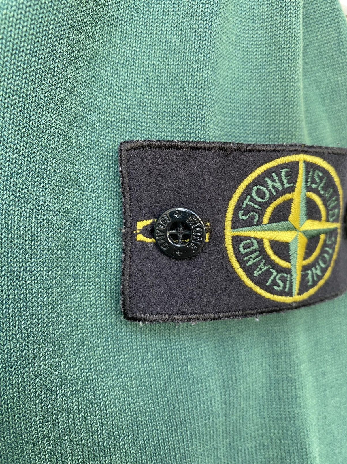 Stone Island Vintage Stone Island V Neck Summer Knitwear Sweater Size US L / EU 52-54 / 3 - 12 Thumbnail