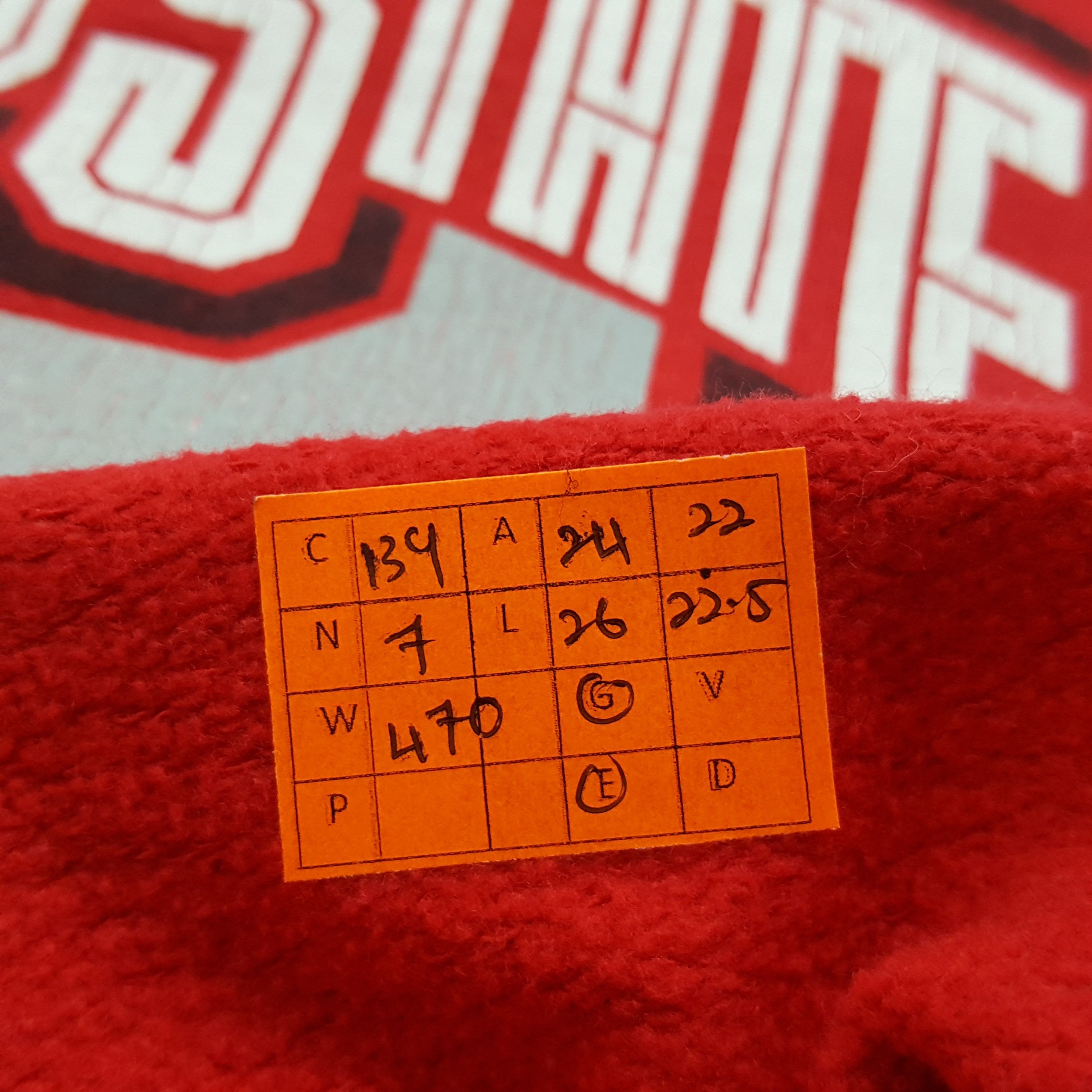 NFL × Vintage Vintage Ohio State Buckeyes Football NFL Hoodies Size US L / EU 52-54 / 3 - 8 Thumbnail