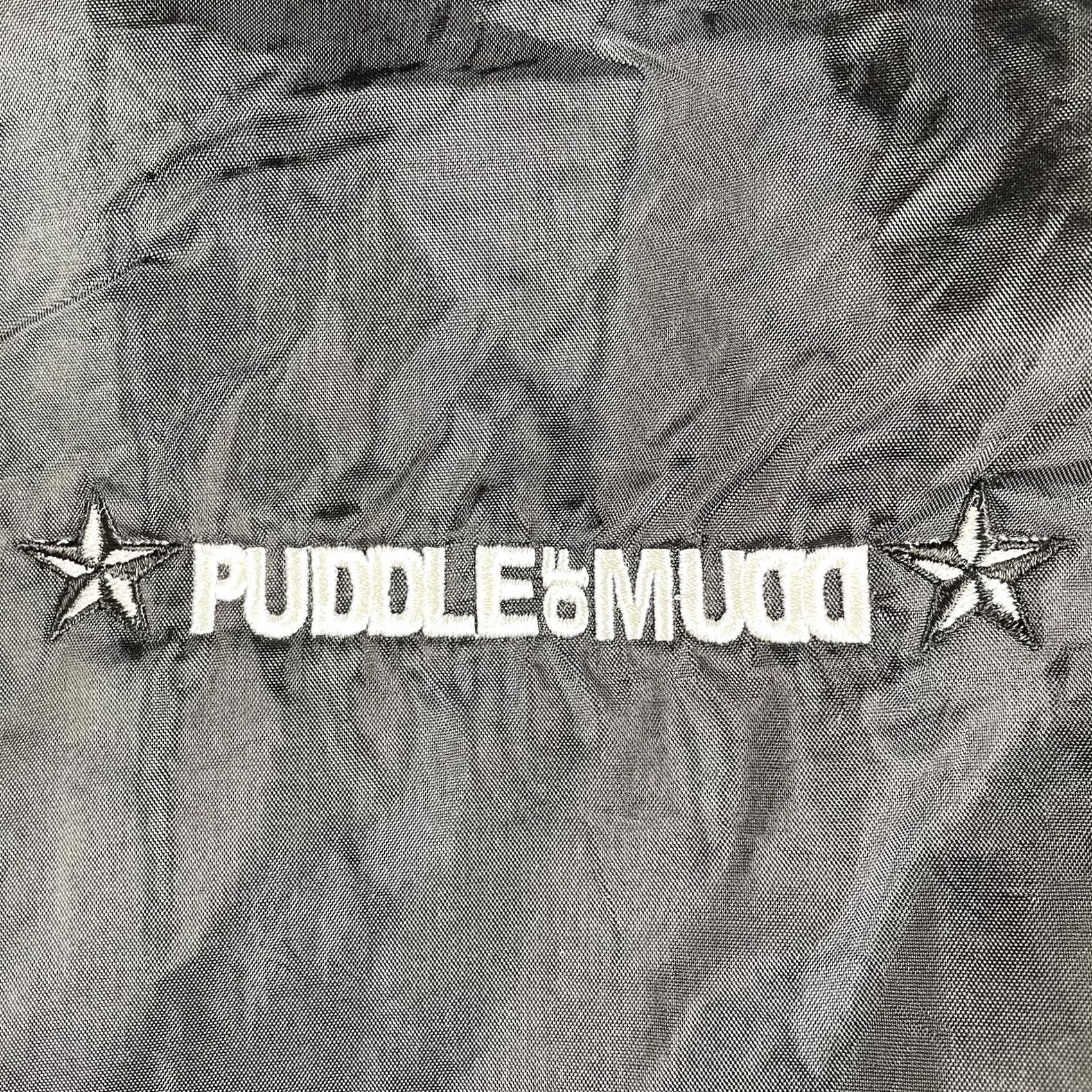 Vintage Puddle Of Mudd Jacket Men XL Black Nylon Polyester Windbreaker Grunge Rock Wesley Scantlin Nu Metal Mens XL Size US XL / EU 56 / 4 - 5 Thumbnail