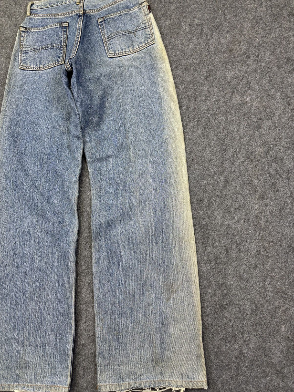 Edwin 💥Thrashed💥Vintage Edwin Wide Baggy Selvedge Denim F974 Size US 26 / EU 42 - 10 Thumbnail