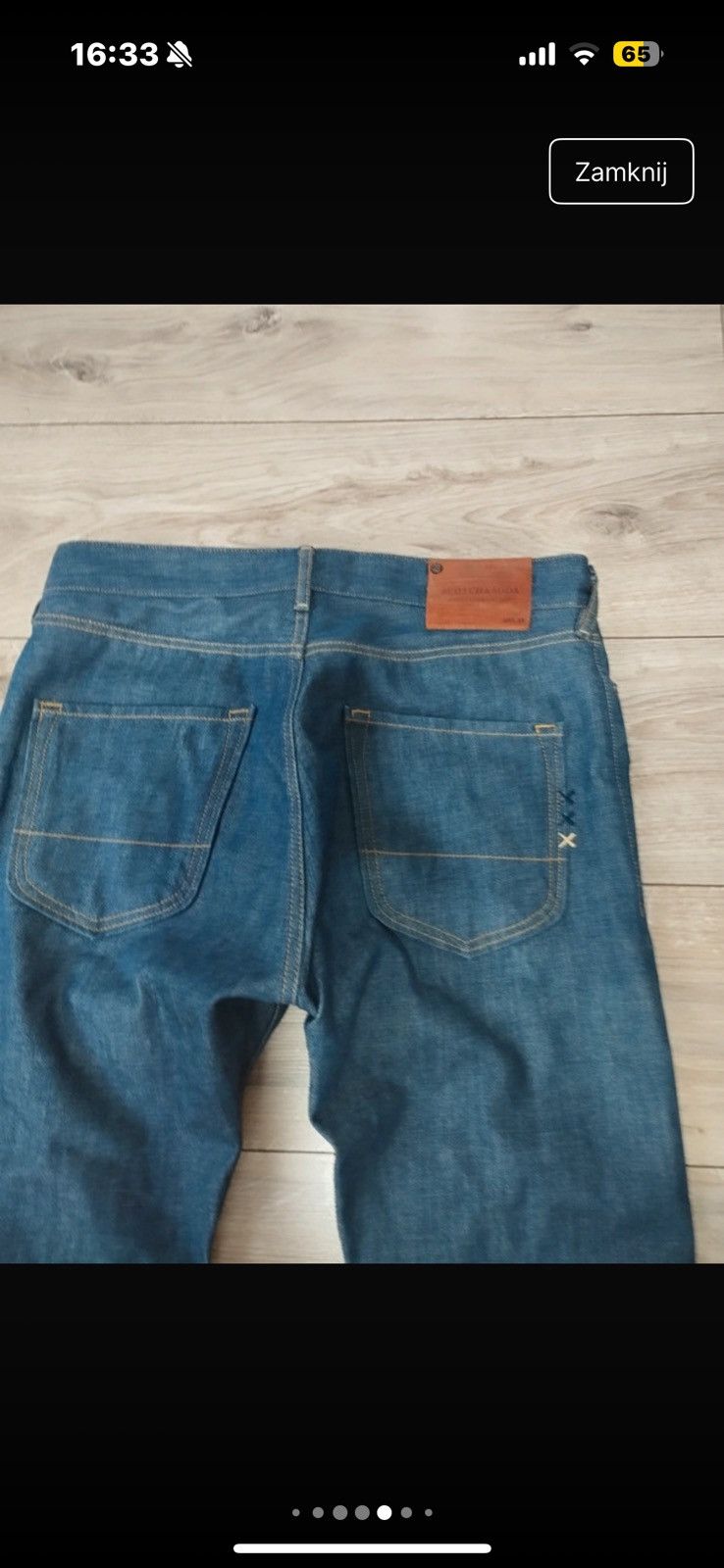 Scotch & Soda Scotch & Soda Lot 22 Dean Jeans Relaxed raw selvedge italy Size US 31 - 8 Thumbnail