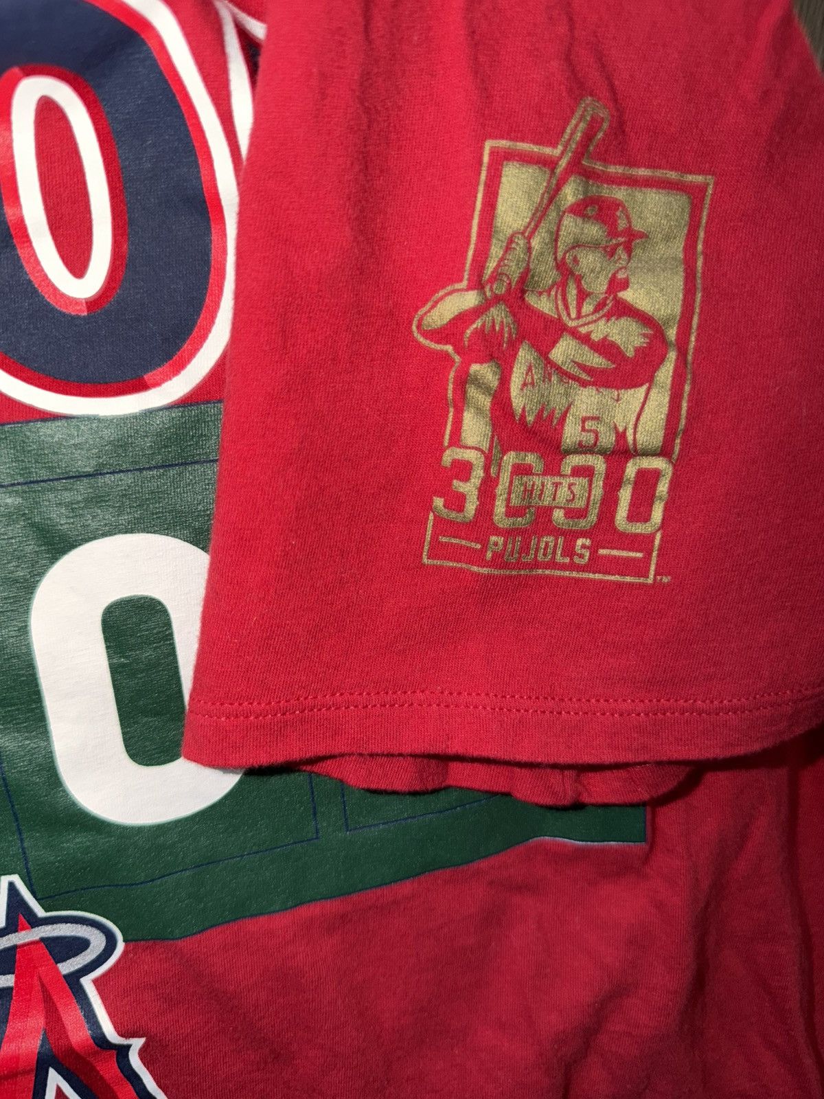 Nike LA Angels Albert Pujols 3000 HR club the Nike tee shirt red Size US M / EU 48-50 / 2 - 5 Thumbnail