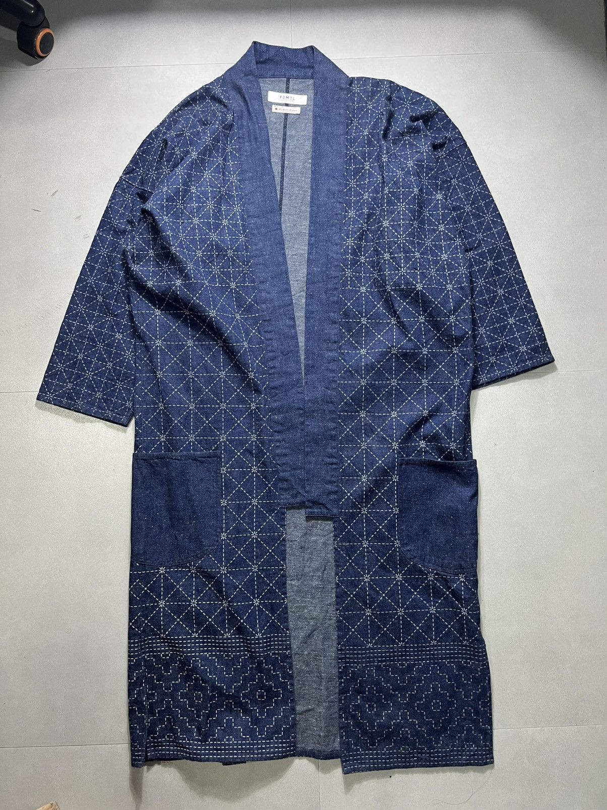 FDMTL FDTML - Indigo Dyed Kimono Size US M / EU 48-50 / 2 - 1 Thumbnail