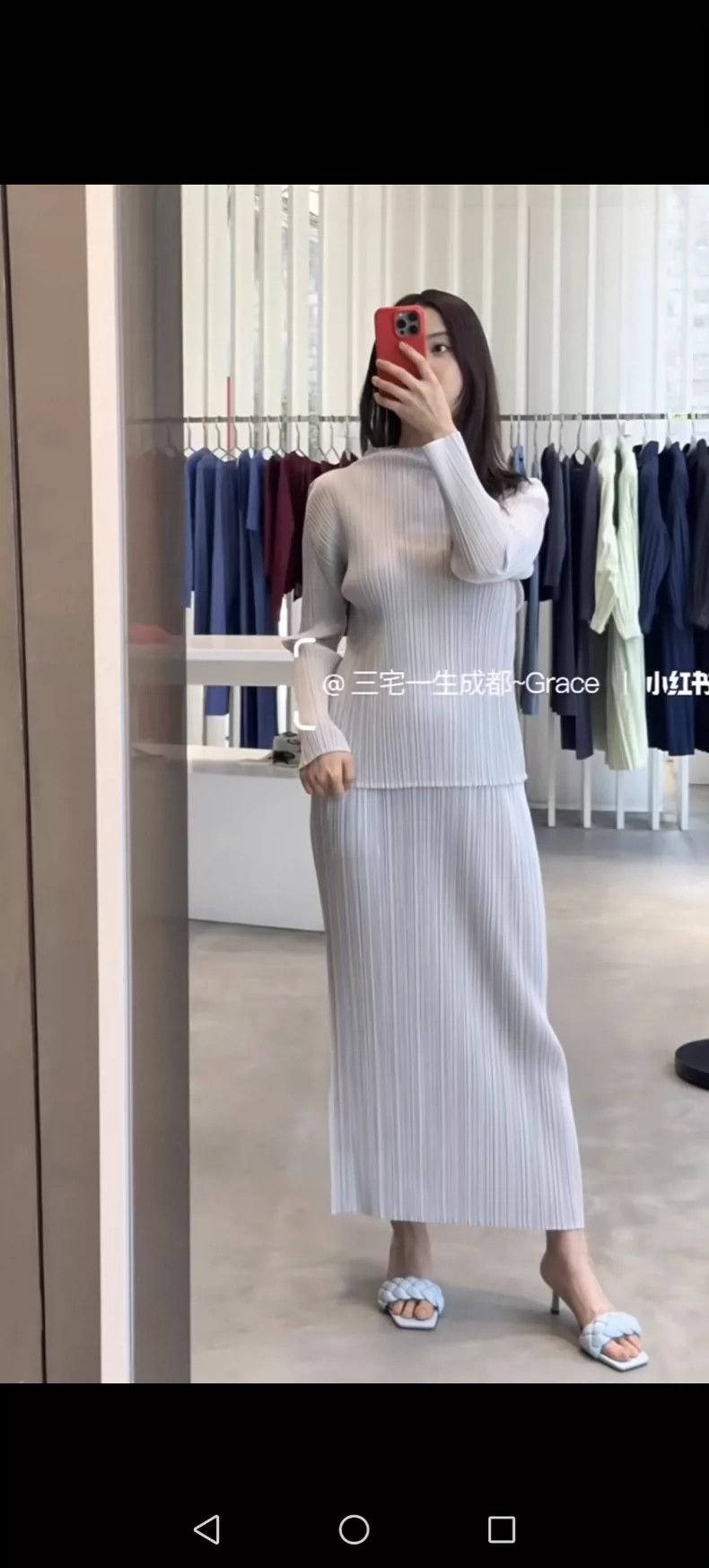 Issey Miyake Issey Miyake size:3 A grey high-neck long-sleeved top Size M / US 6-8 / IT 42-44 - 2 Thumbnail