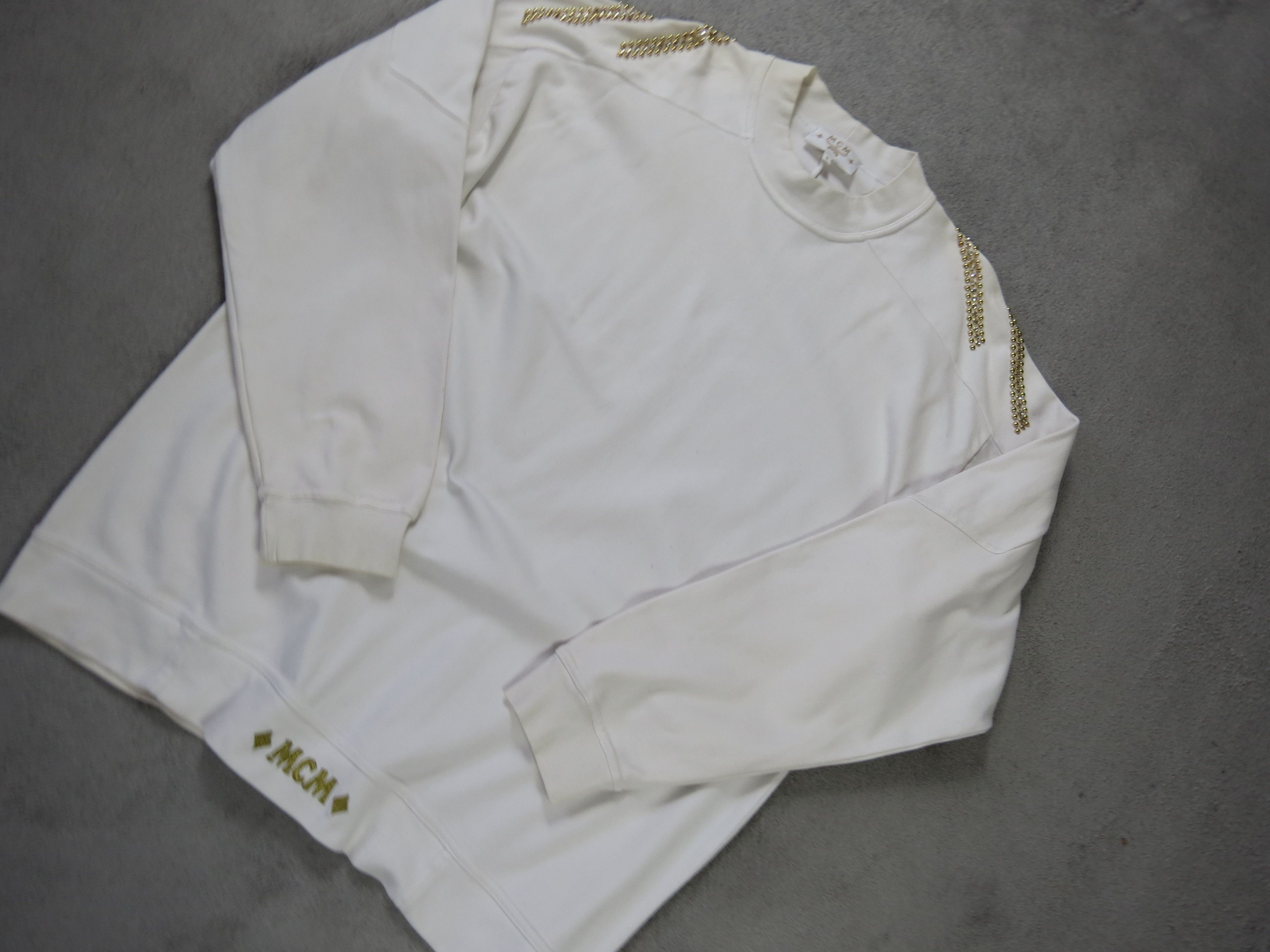 MCM × Vintage MCM vintage sweatshirt with decorations Size US XL / EU 56 / 4 - 2 Thumbnail