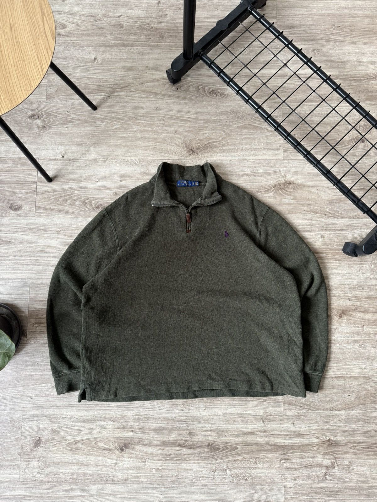 Polo Ralph Lauren Polo Ralph Lauren 1/4 Zip Sweater Size US XL / EU 56 / 4 - 1 Thumbnail