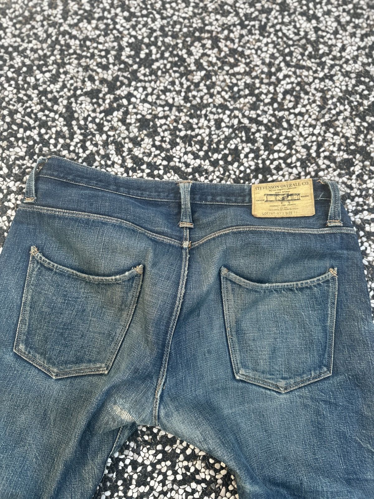 Stevenson Overall Co. Vintage Stevenson Overall Co. Selvedge Denim faded jeans Size US 34 / EU 50 - 16 Thumbnail