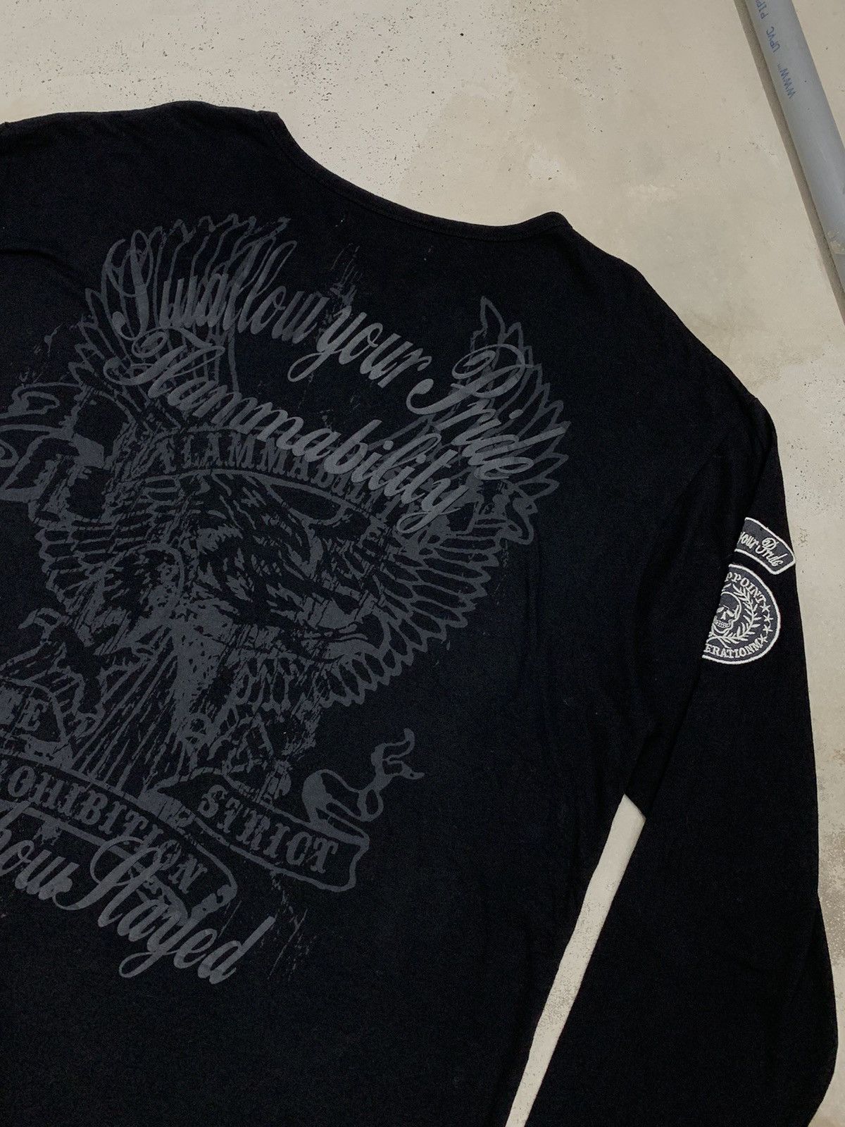 In The Attic Growth Big Y2k Gothic Mediaval Print Patch Oversize Size US XXL / EU 58 / 5 - 12 Thumbnail