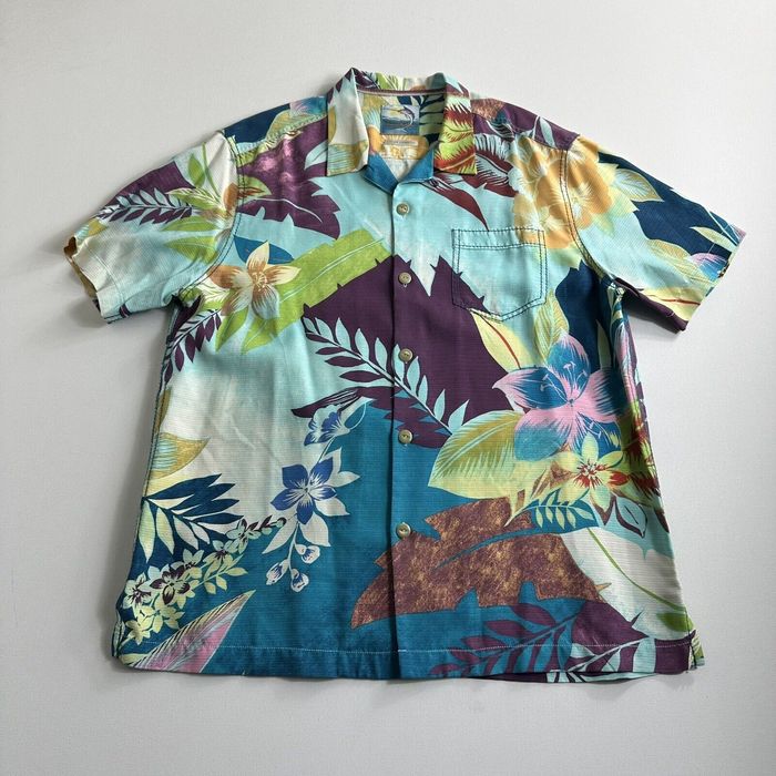 Tommy Bahama Hawaiian Island Hawaiian Shirt Mens Size M