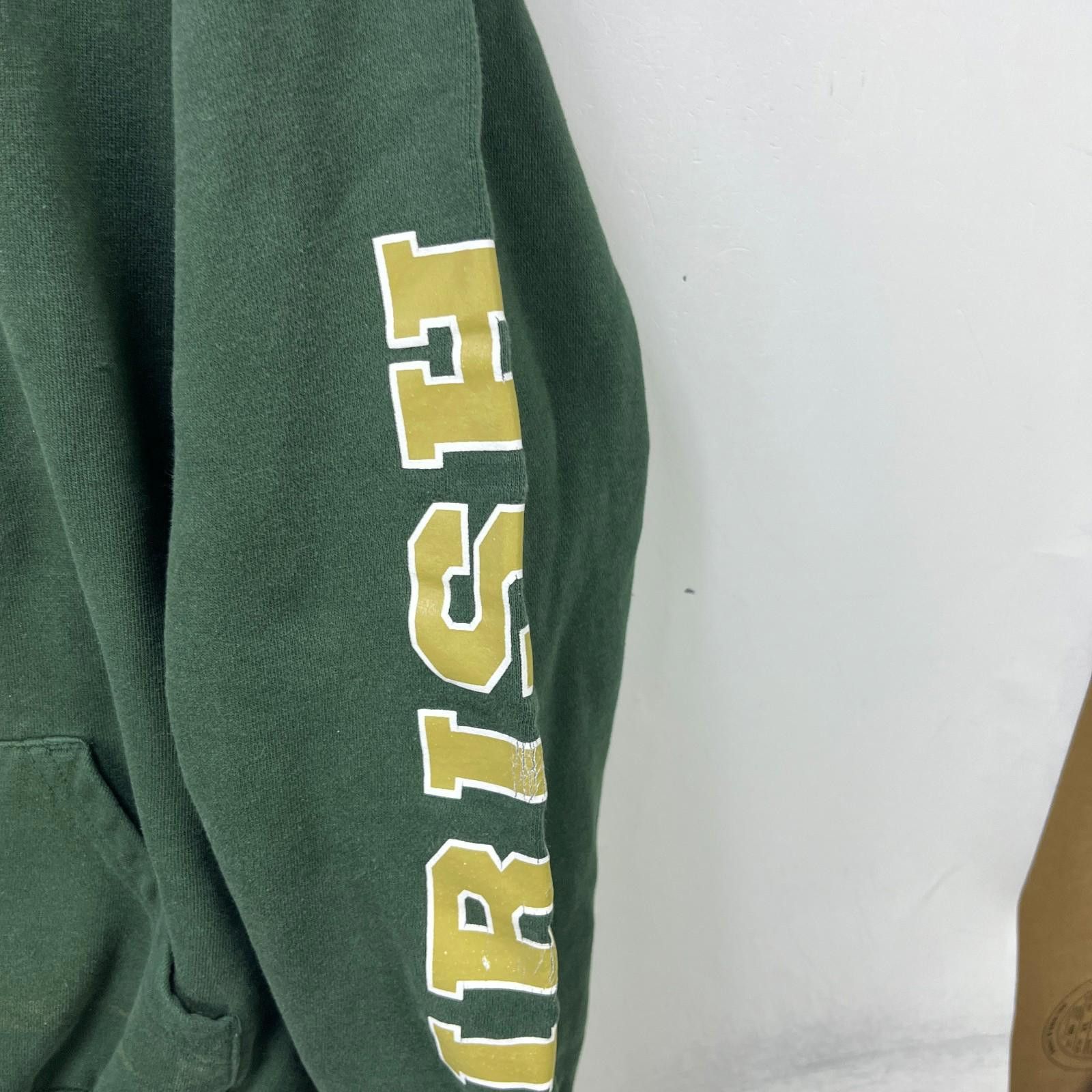 Other Vintage 90s Notre Dame Fighting Irish Hoodie Embroidered L Size ONE SIZE - 3 Thumbnail