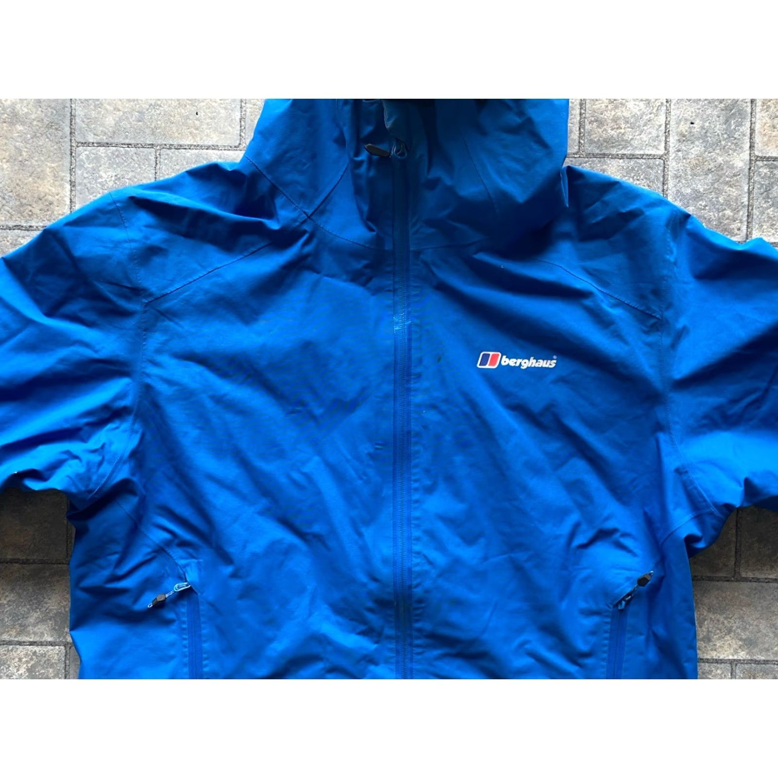 Berghaus Berghaus Jacket Blue Men’s Large L Regular Hooded Pockets Gore Tex Flaws Wear Size US L / EU 52-54 / 3 - 4 Thumbnail