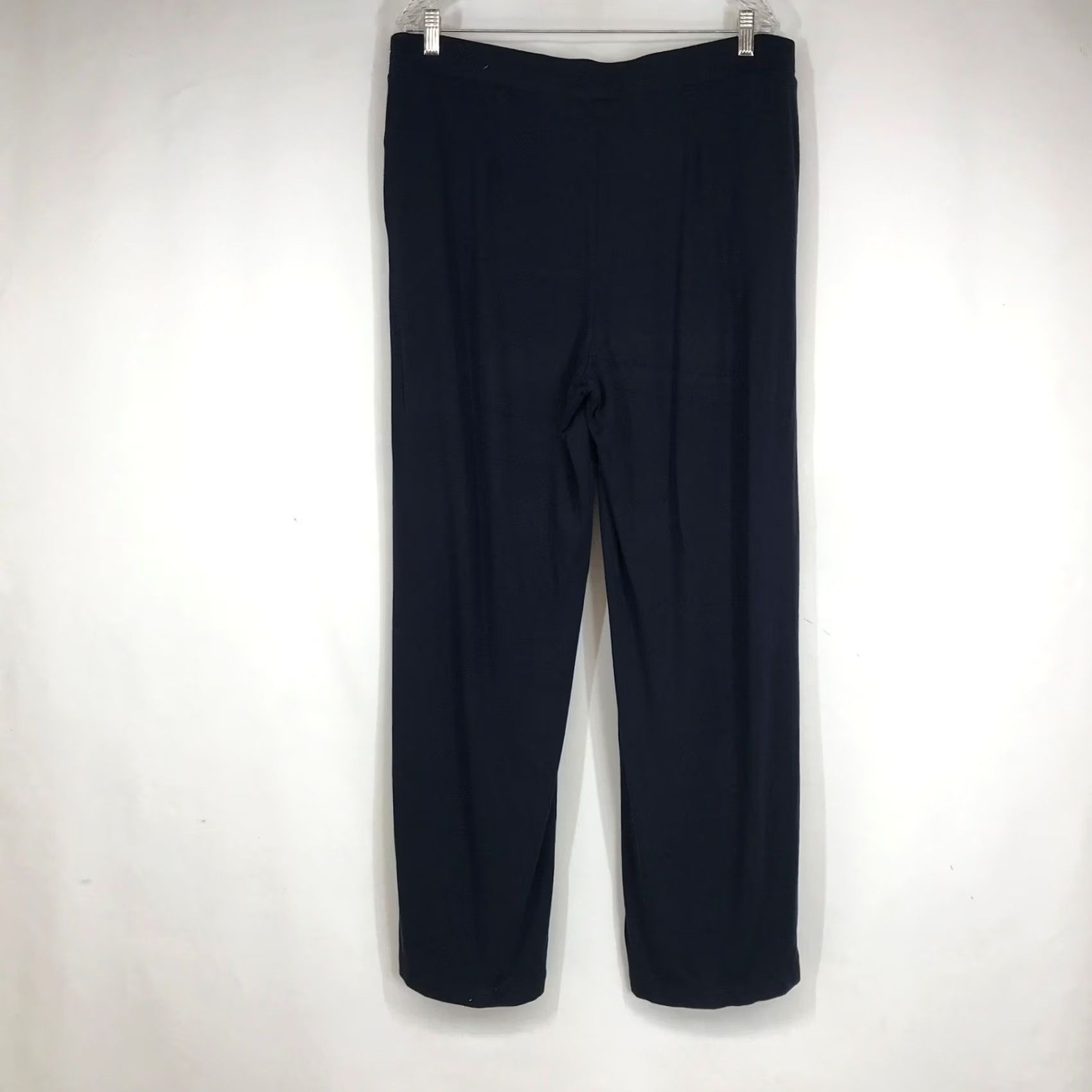 Vintage Pure Jill Eco-Terry Navy Blue Straight Leg Pants Womens L Large Navy Blue Straight Leg Pants Womens Regular L Size 36" / US 14 / IT 50 - 4 Thumbnail