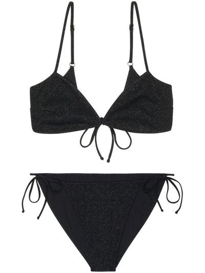 Balenciaga o1la1rc1a0924 Minimal Bikini Set in Black Size S / US 4 / IT 40 - 3 Thumbnail