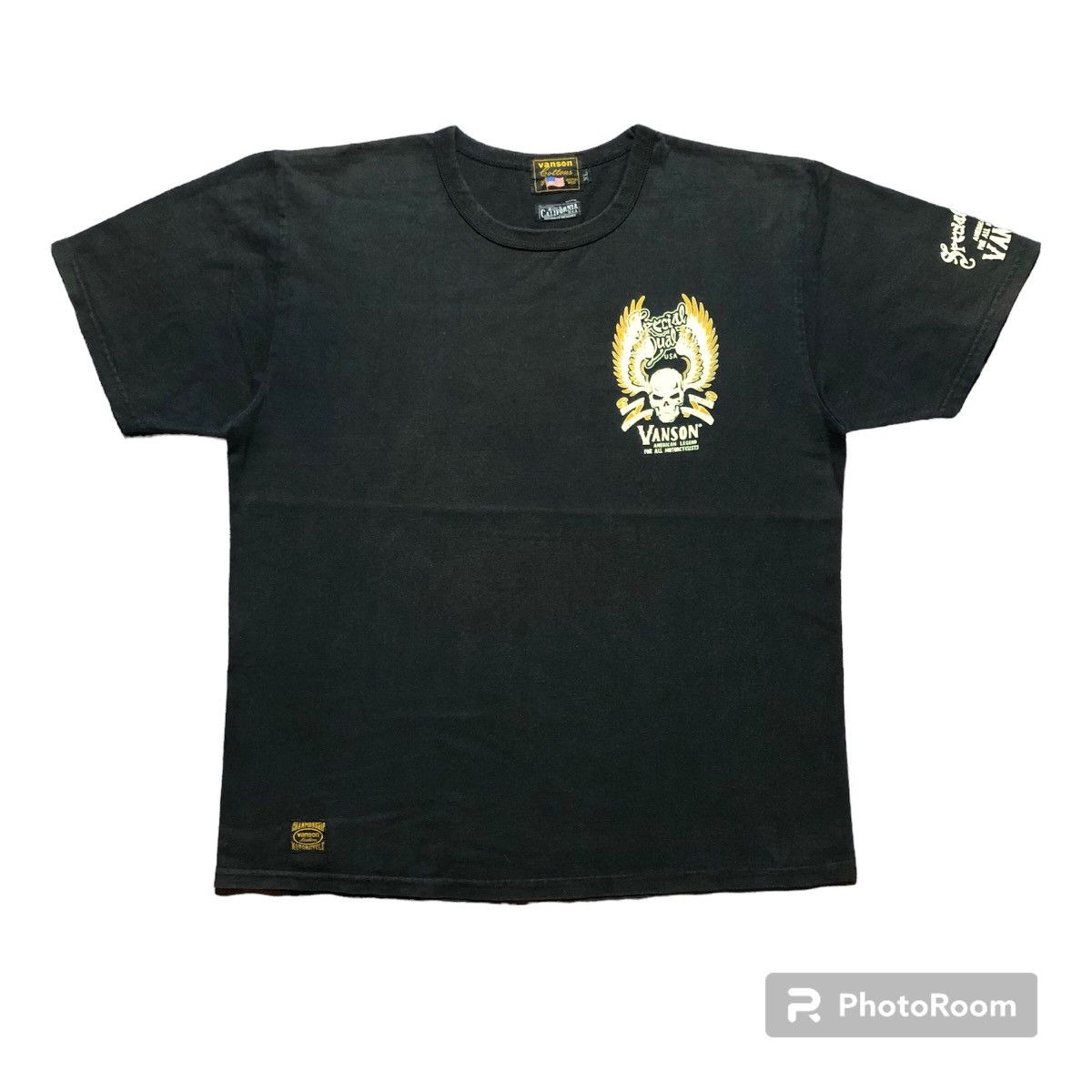 Vanson Leathers Rare‼️🔥Vanson American Legend For All Motorcyclists T-Shirt Size US M / EU 48-50 / 2 - 2 Thumbnail